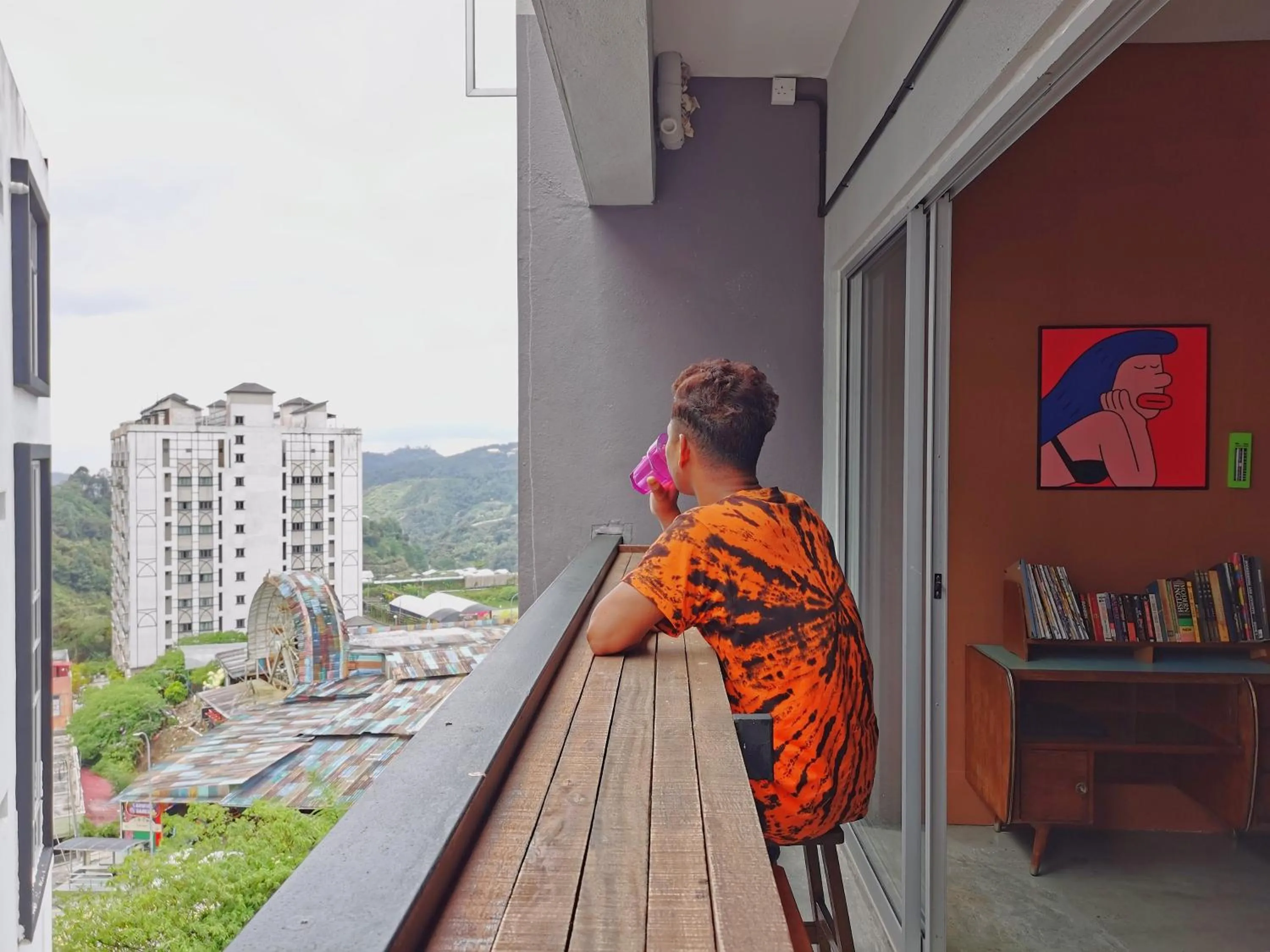 Balcony/Terrace in Walk-Up To SIAR - Children Not Allowed