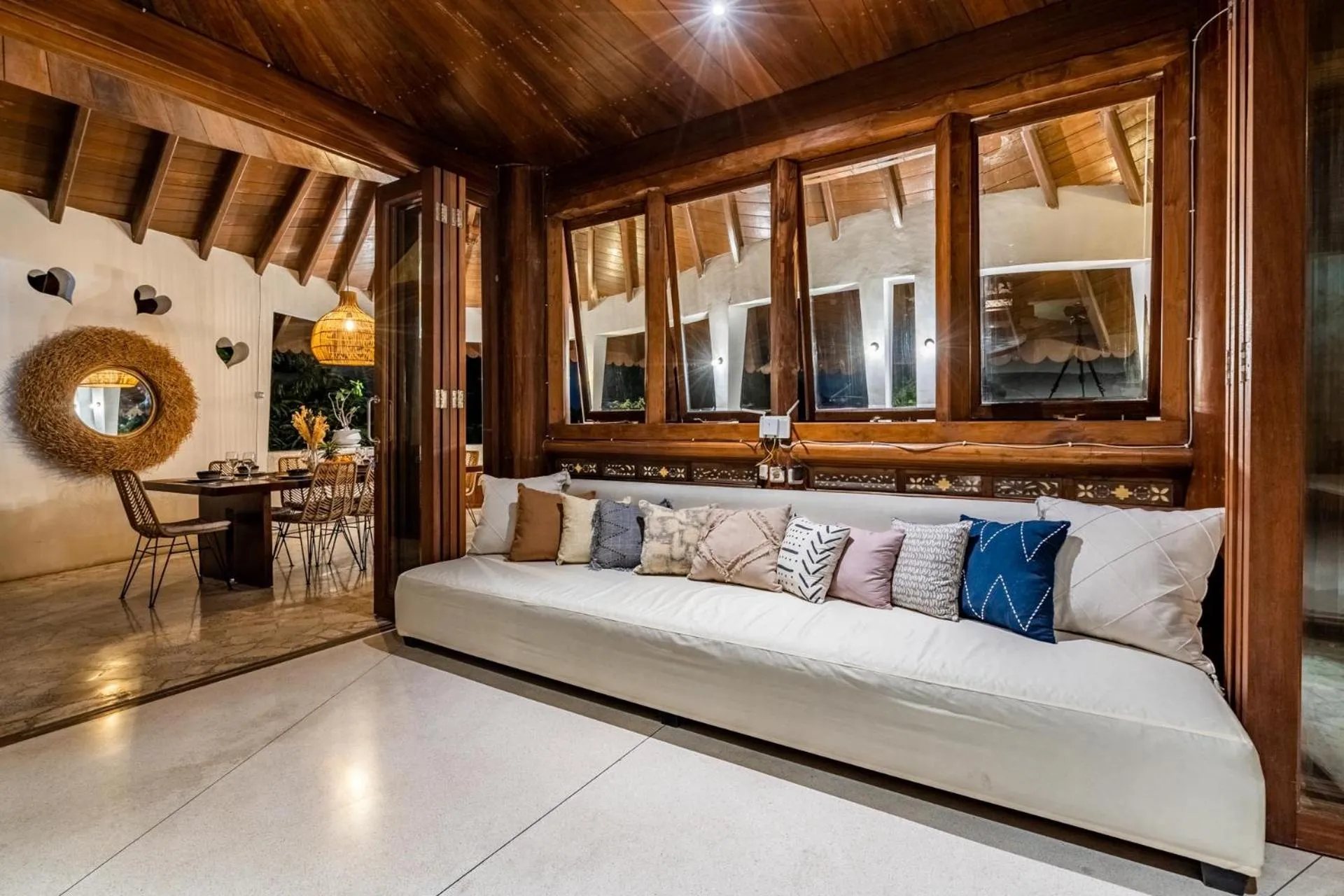 Living room in Villa Canggu Hearts