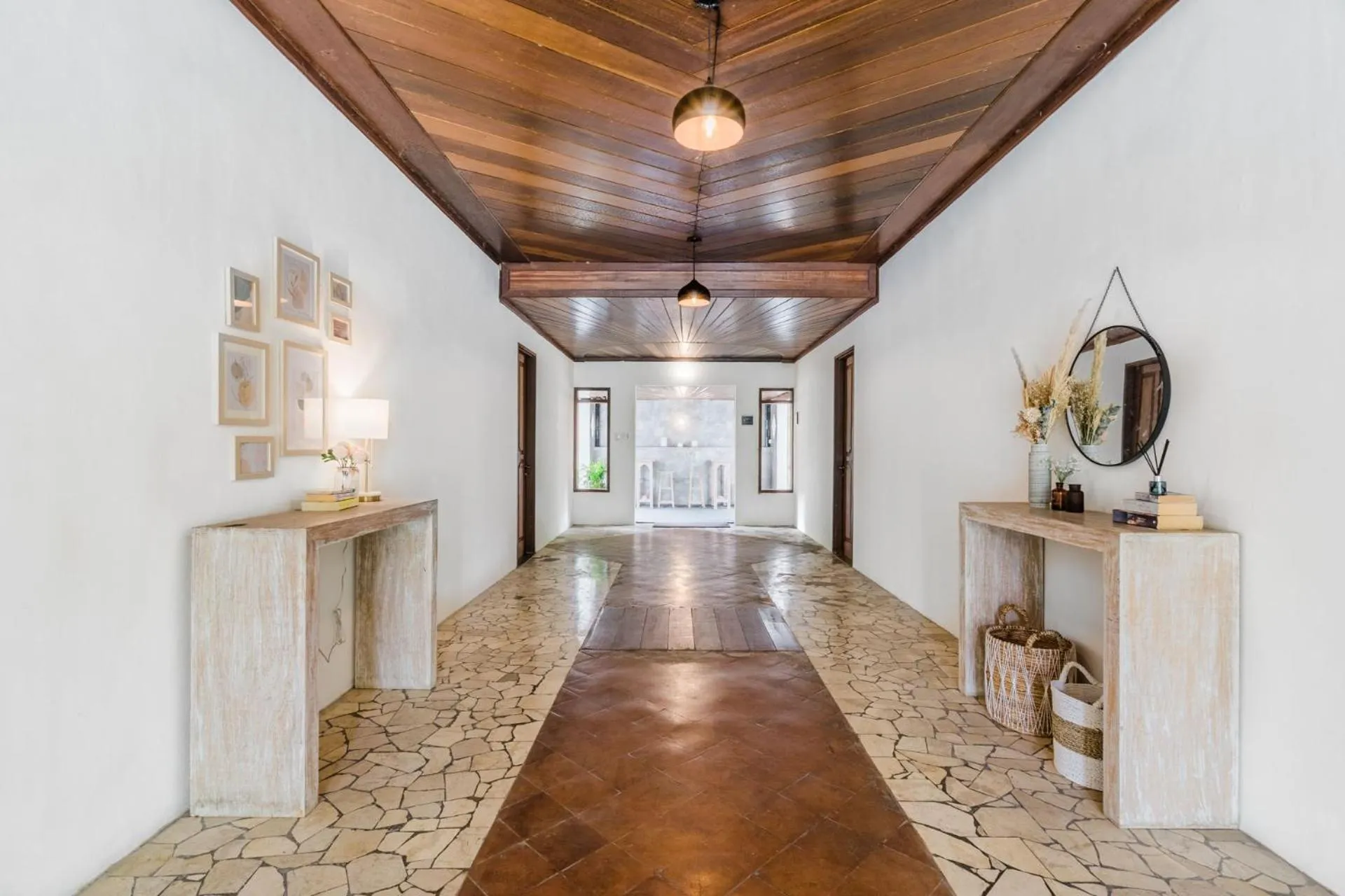 Decorative detail in Villa Canggu Hearts