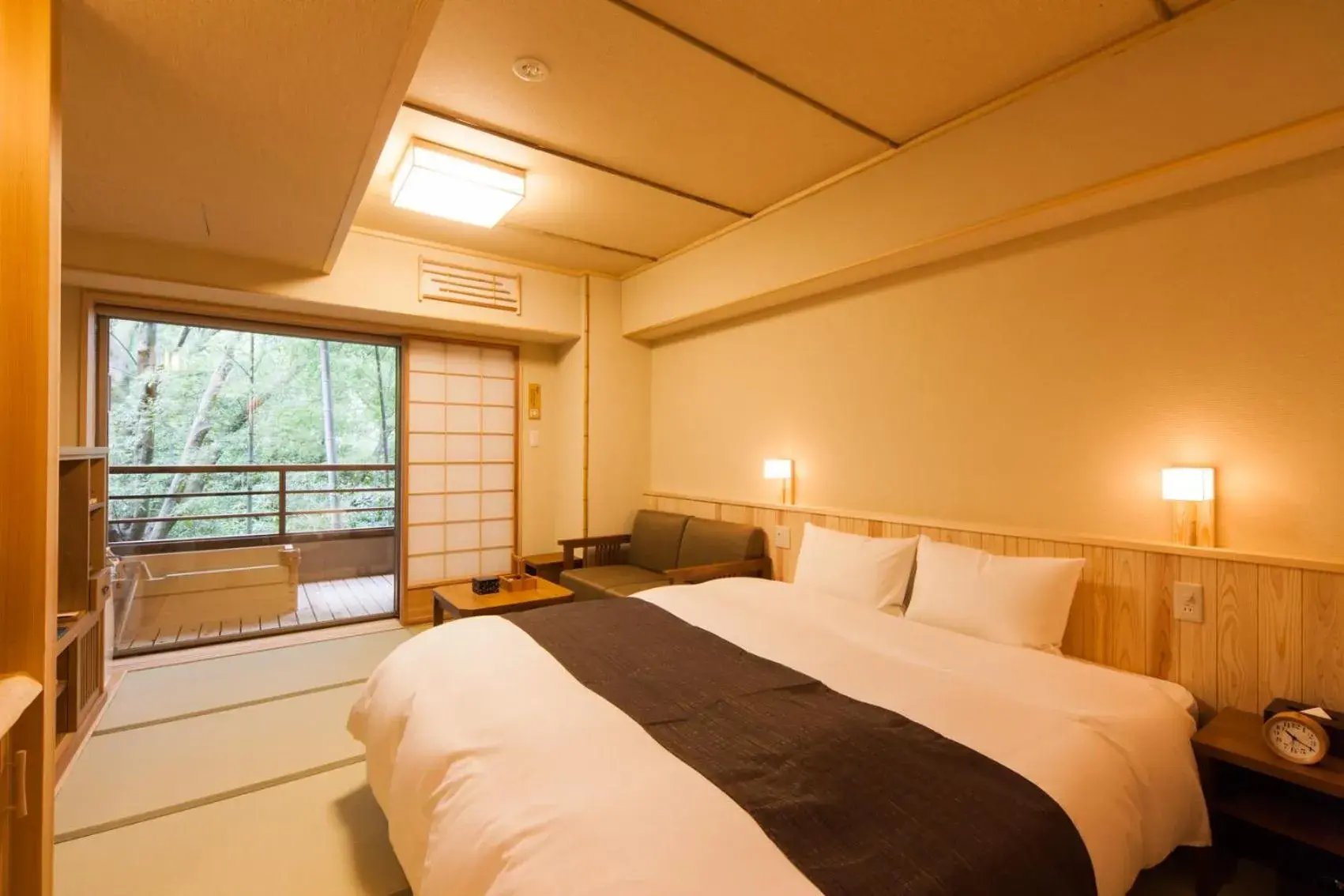 Double Room with Tatami Floor - single occupancy in Ikyu Double Room with Tatami Floor - single occupancy in Ikyu