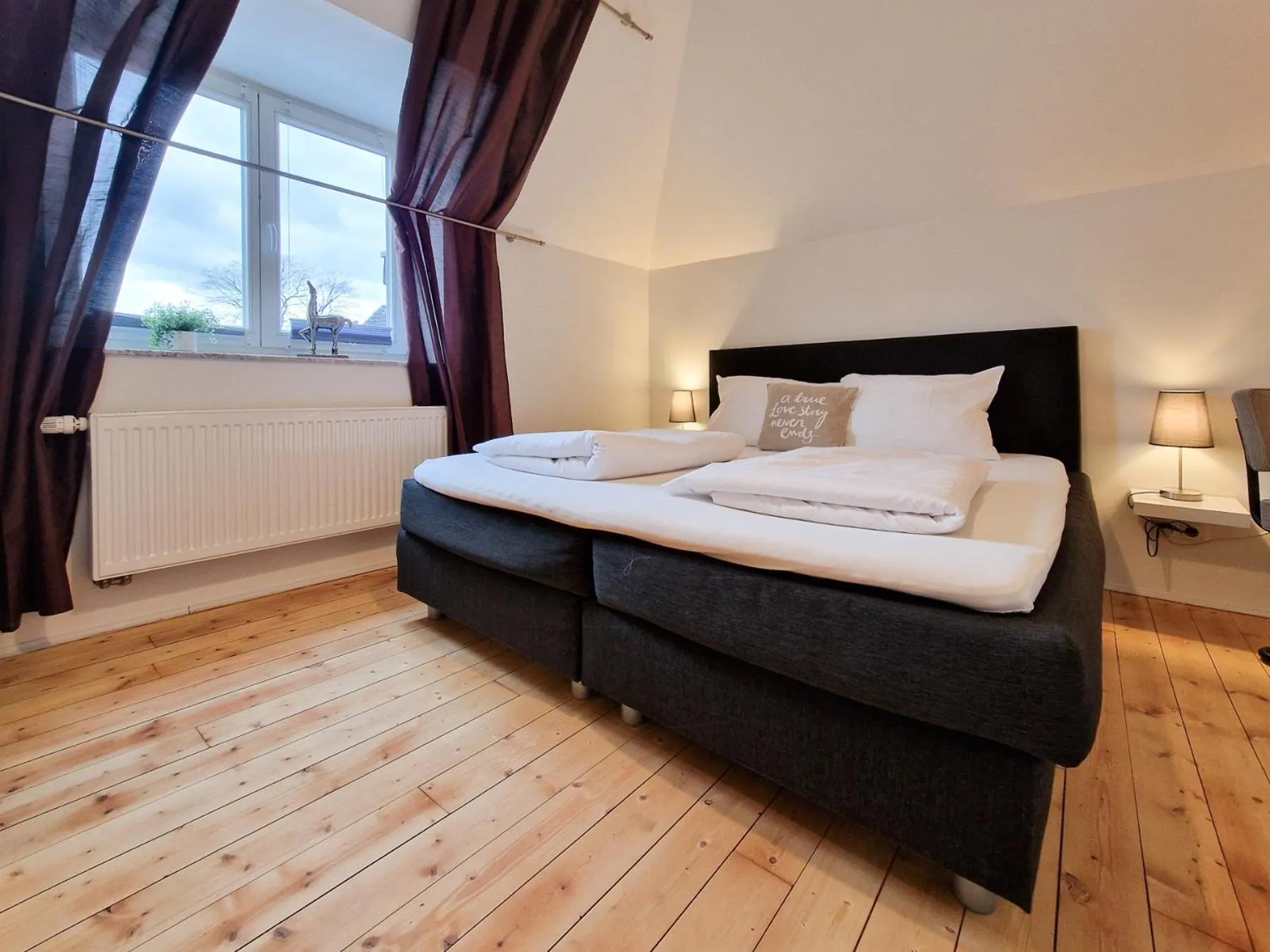 Bed in Restaurant Hotel Laternchen