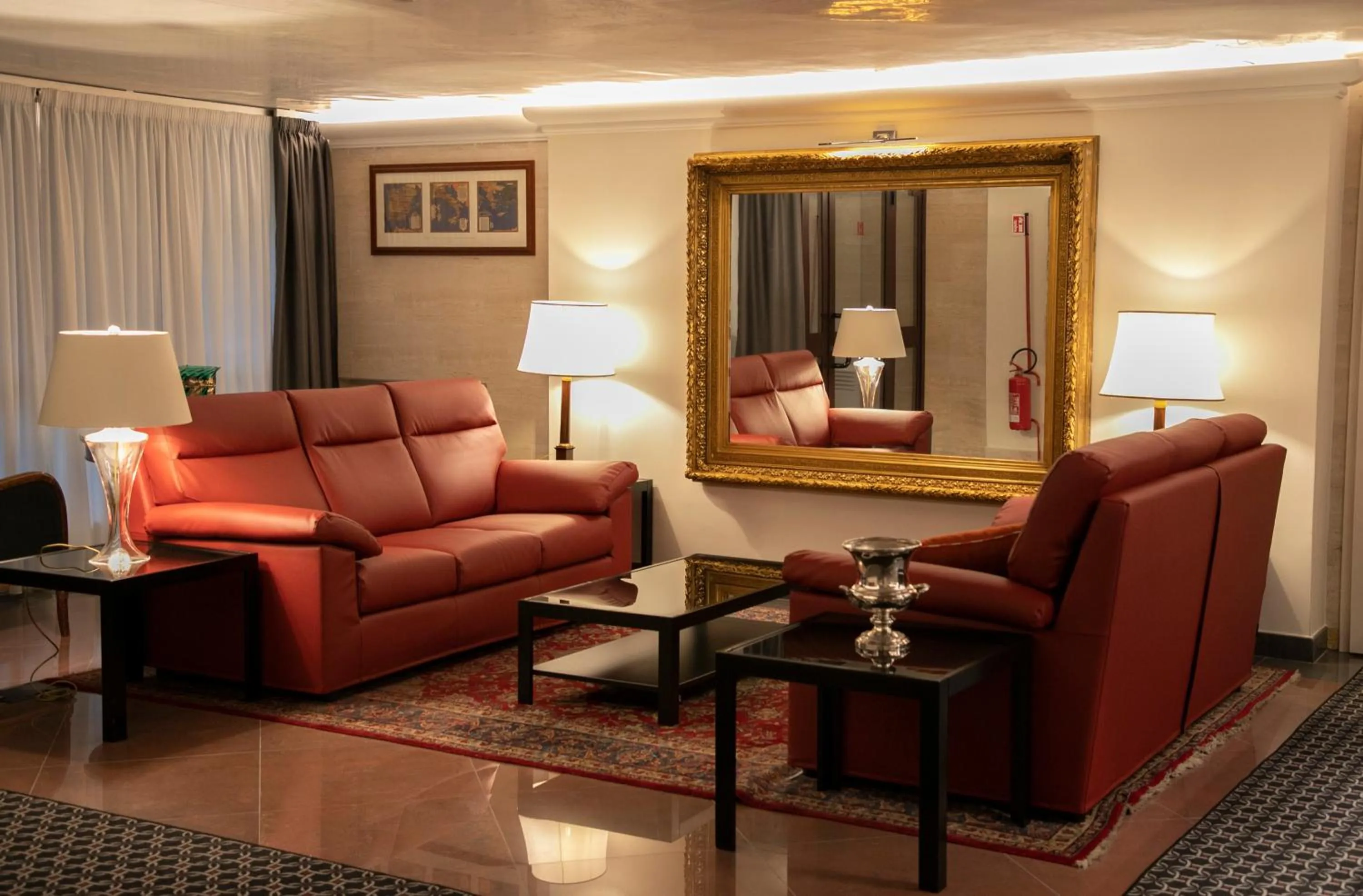 Lobby or reception in Gemelli Hotel