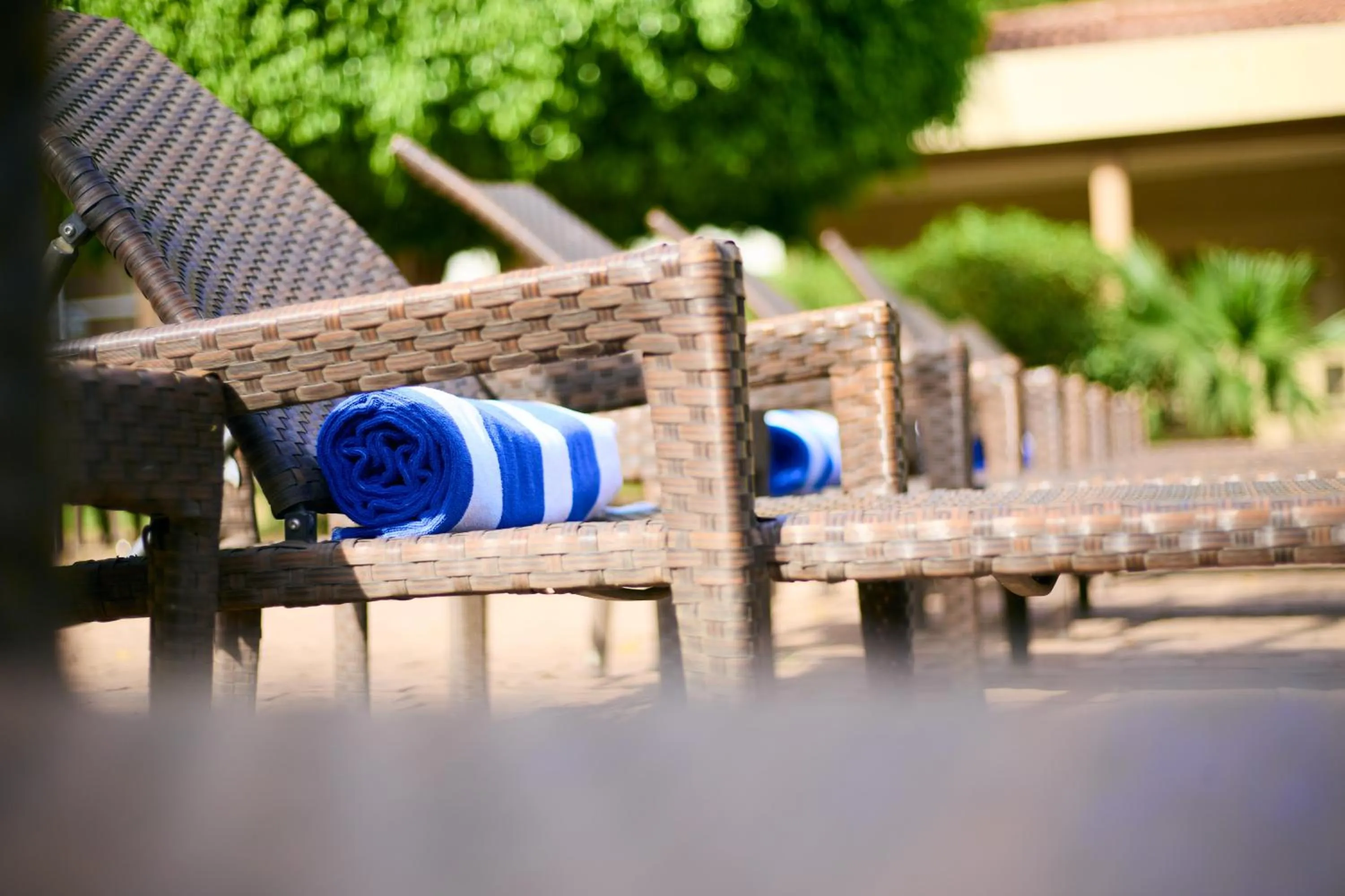 Seating area in Dunia Hotel Bamako Centre