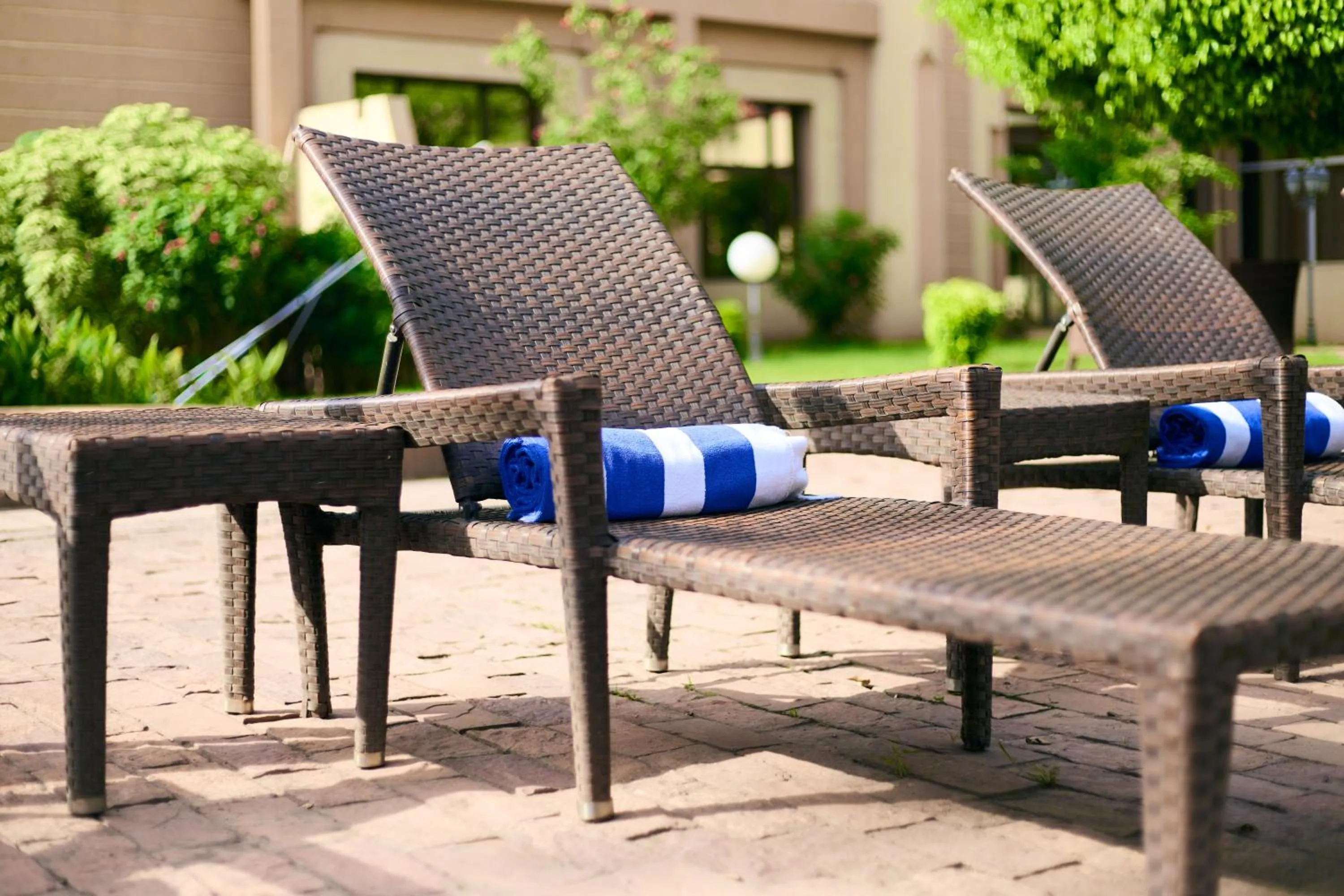 Patio in Dunia Hotel Bamako Centre