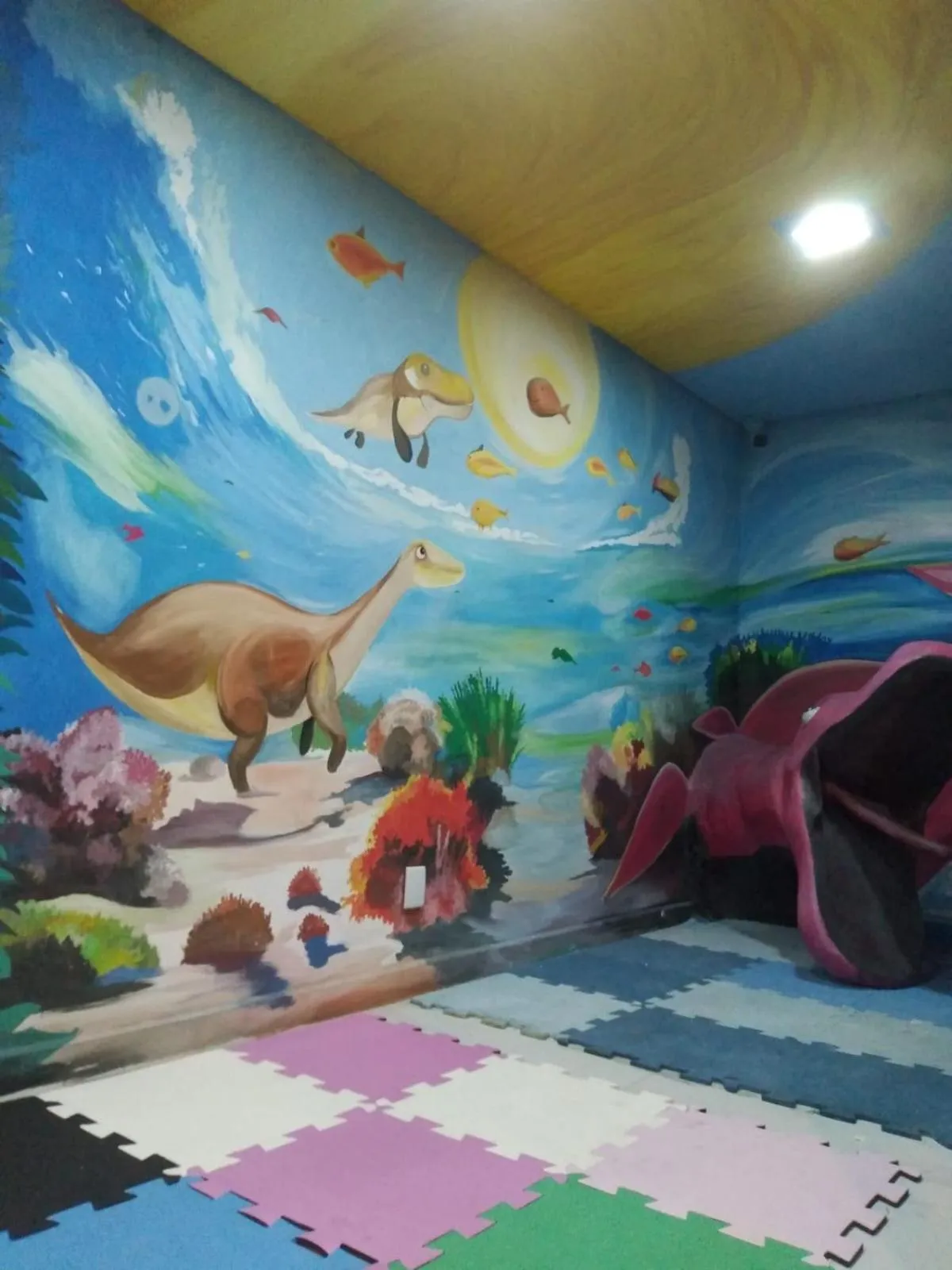 Property building in Hotel Recanto dos Dinossauros