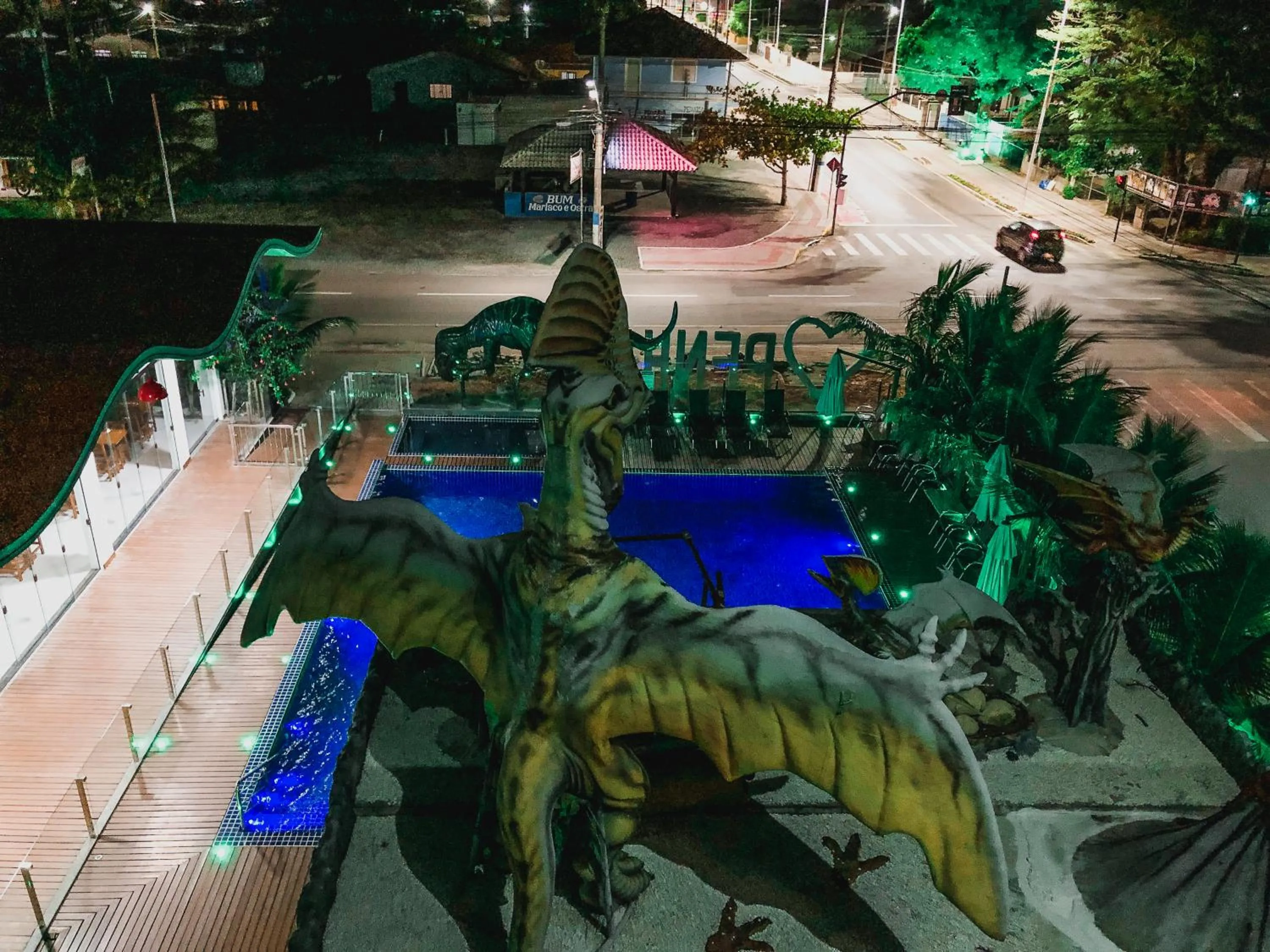 Decorative detail in Hotel Recanto dos Dinossauros
