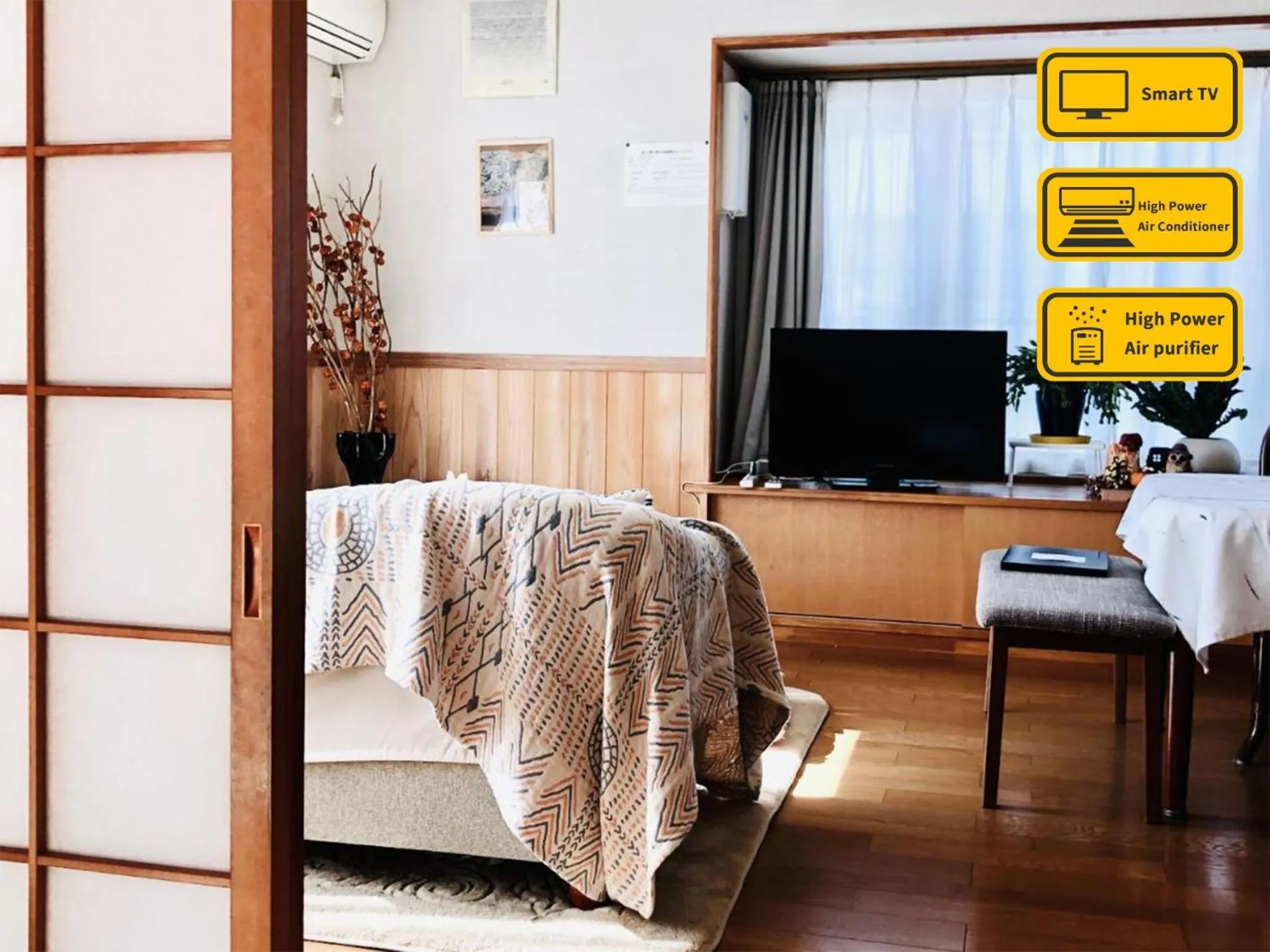 Bed in Moon River Court - Vacation STAY 19871v