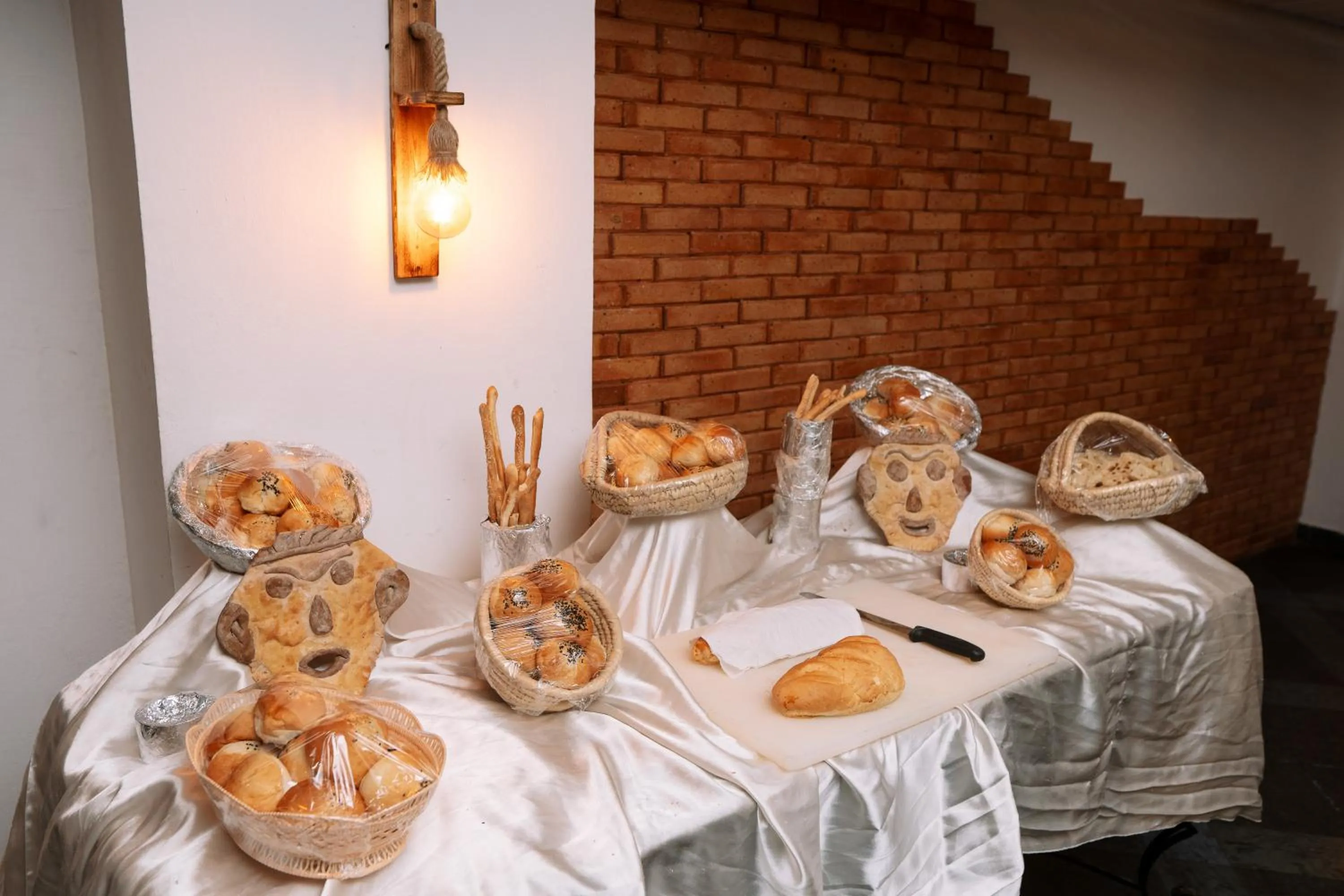 Buffet breakfast in El Khan Sharm Hotel