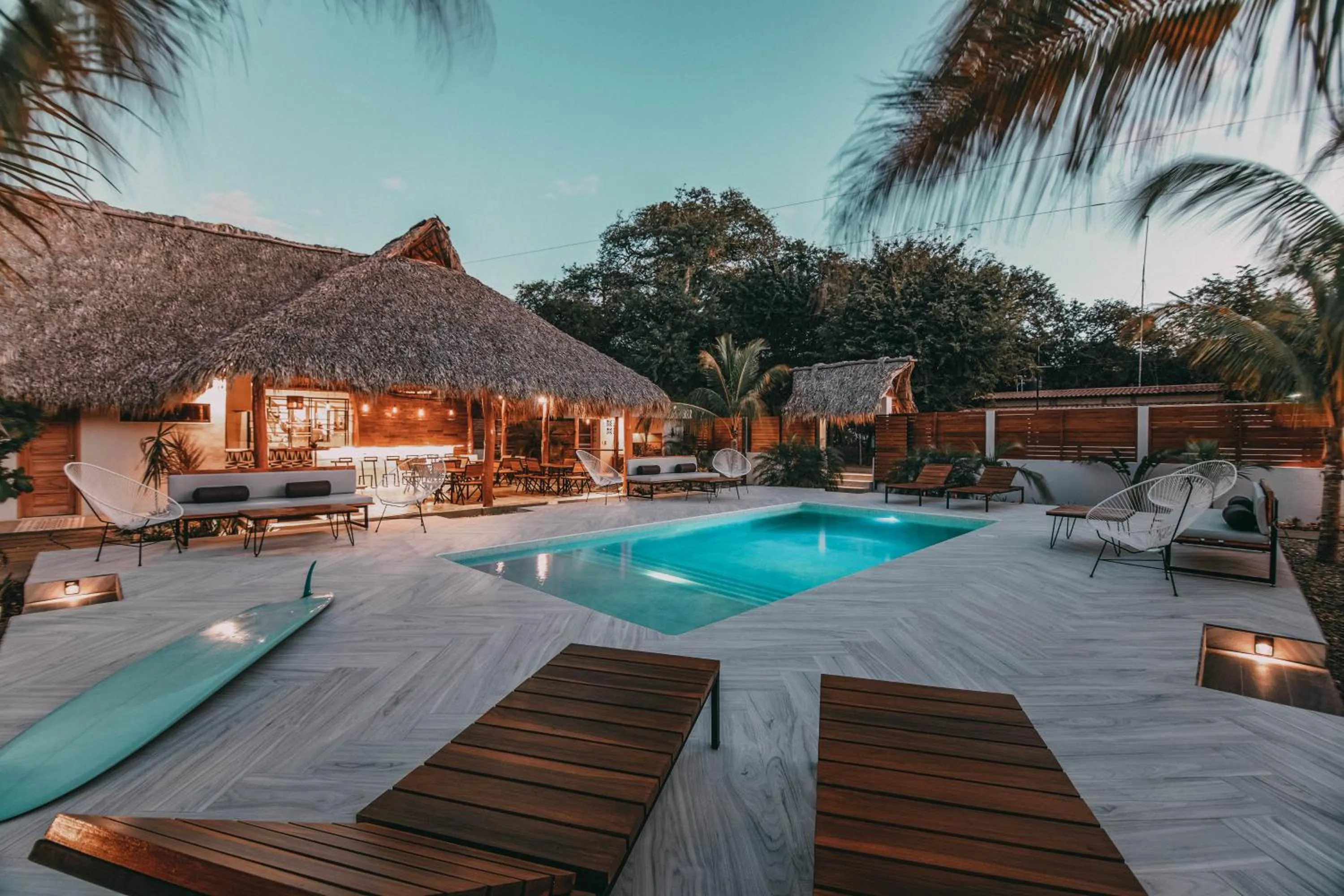 Swimming pool in El Pez Surf Hotel