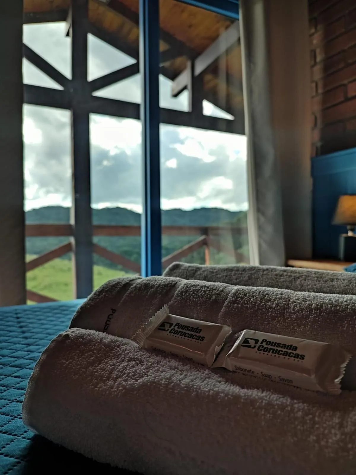 Bed in Chalés Corucacas