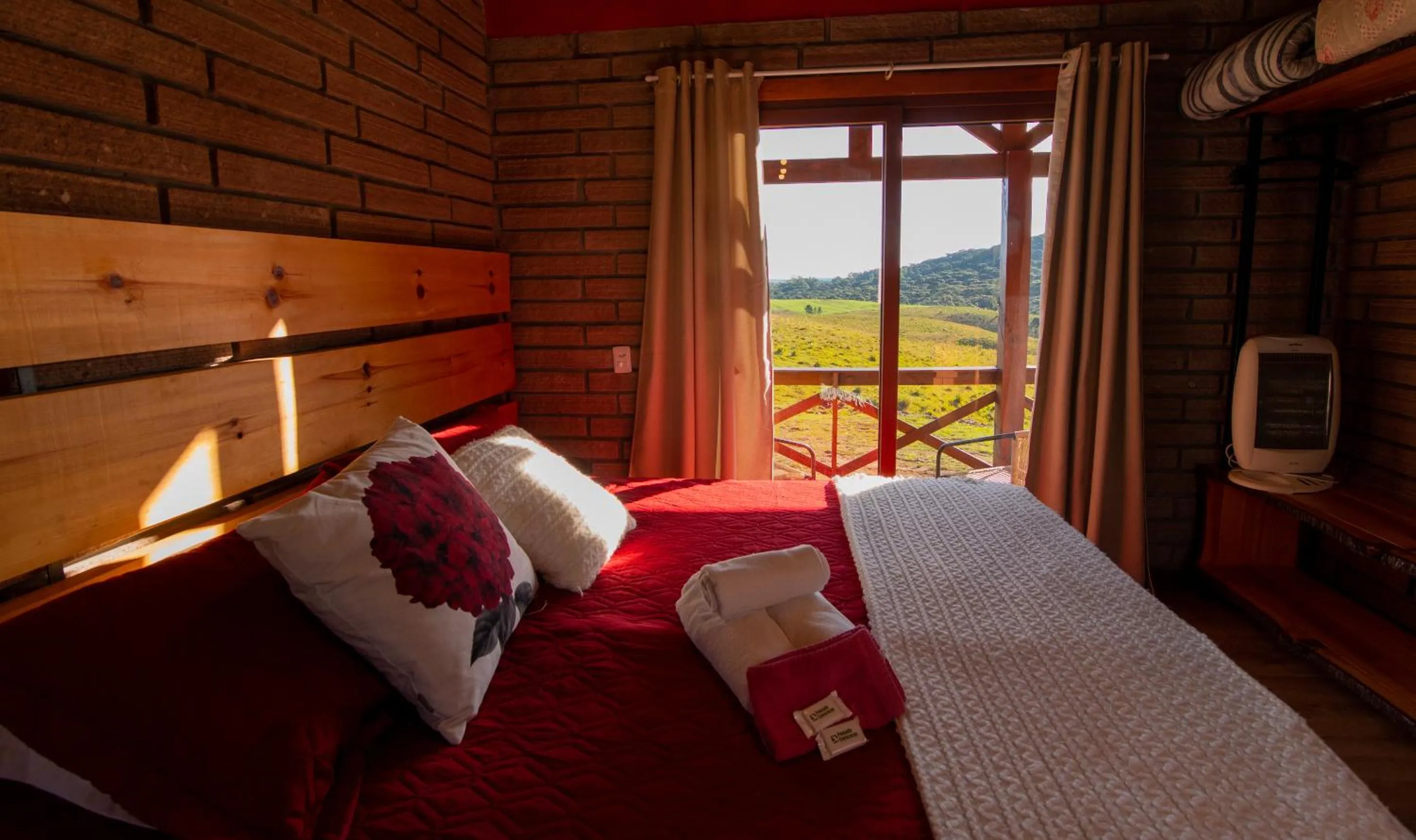 Bed in Chalés Corucacas