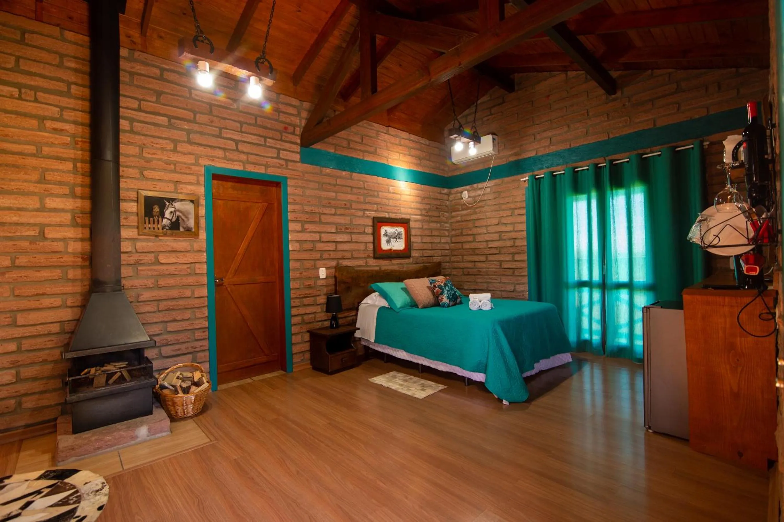 Bed in Chalés Corucacas