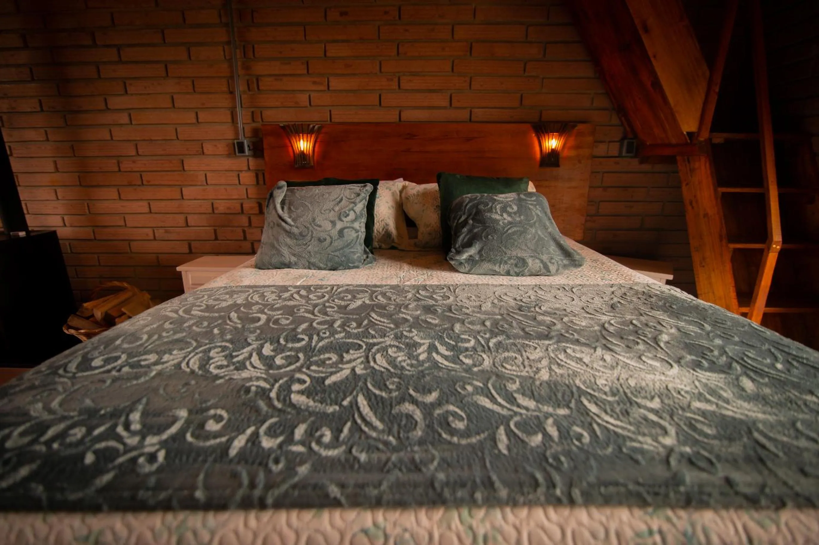 Bed in Chalés Corucacas