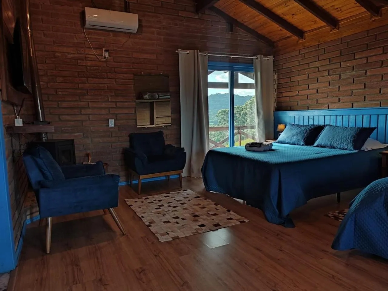 Bed in Chalés Corucacas