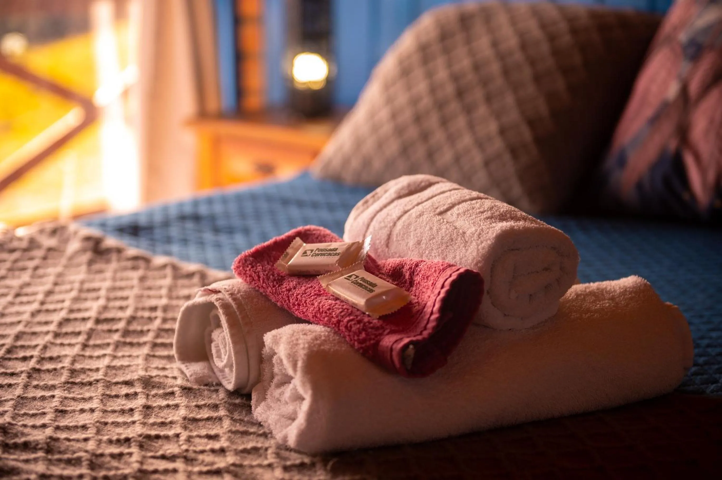 Bed in Chalés Corucacas