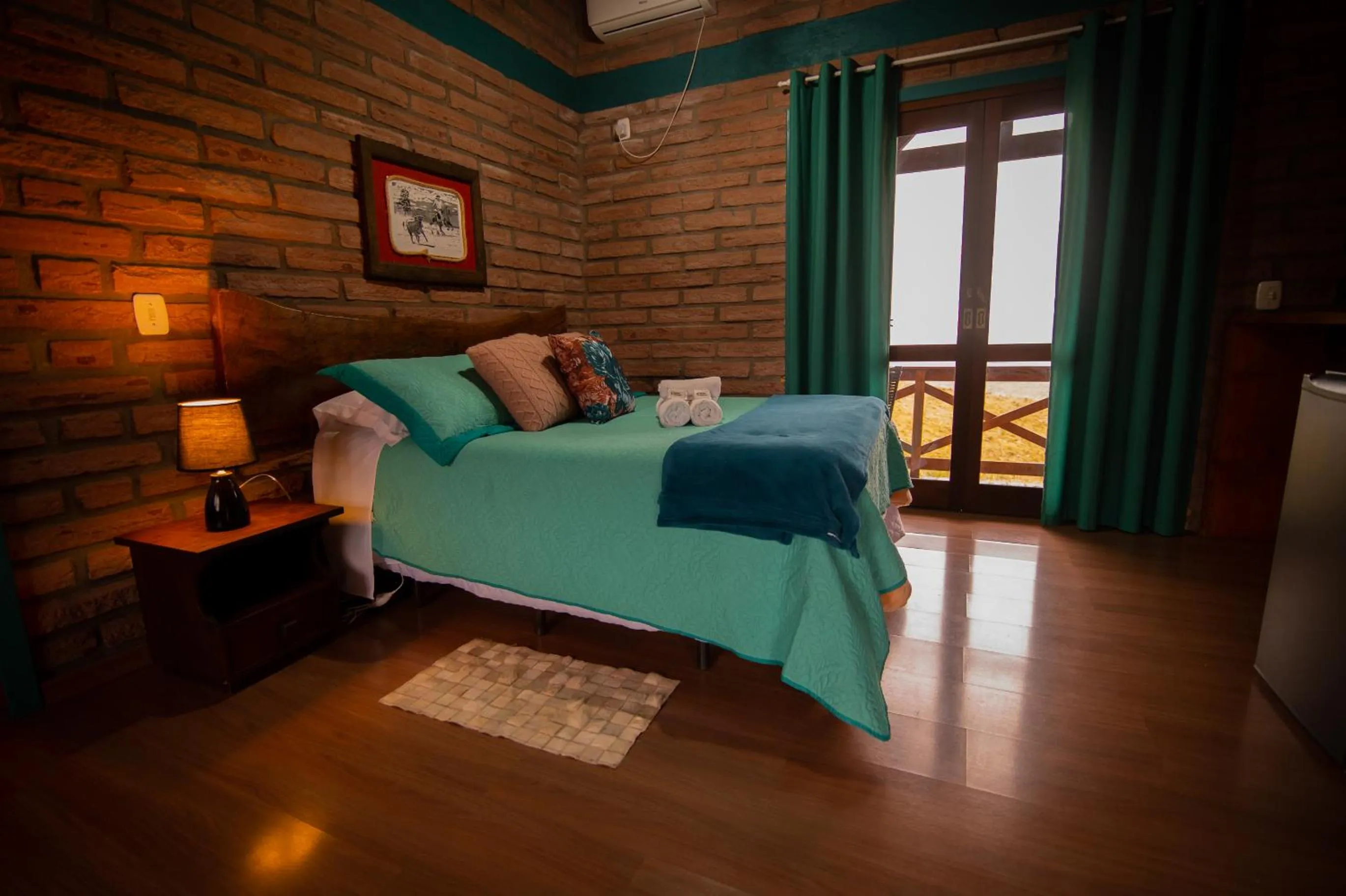 Bed in Chalés Corucacas