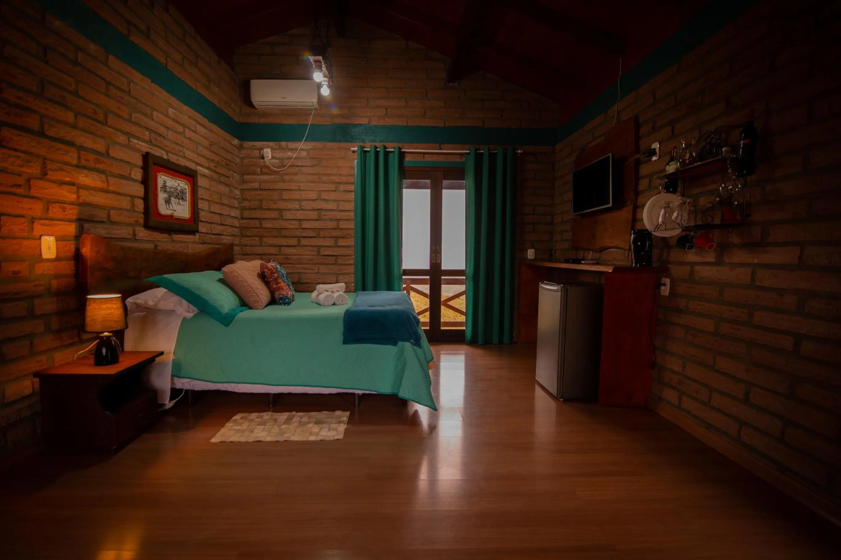 Bed in Chalés Corucacas