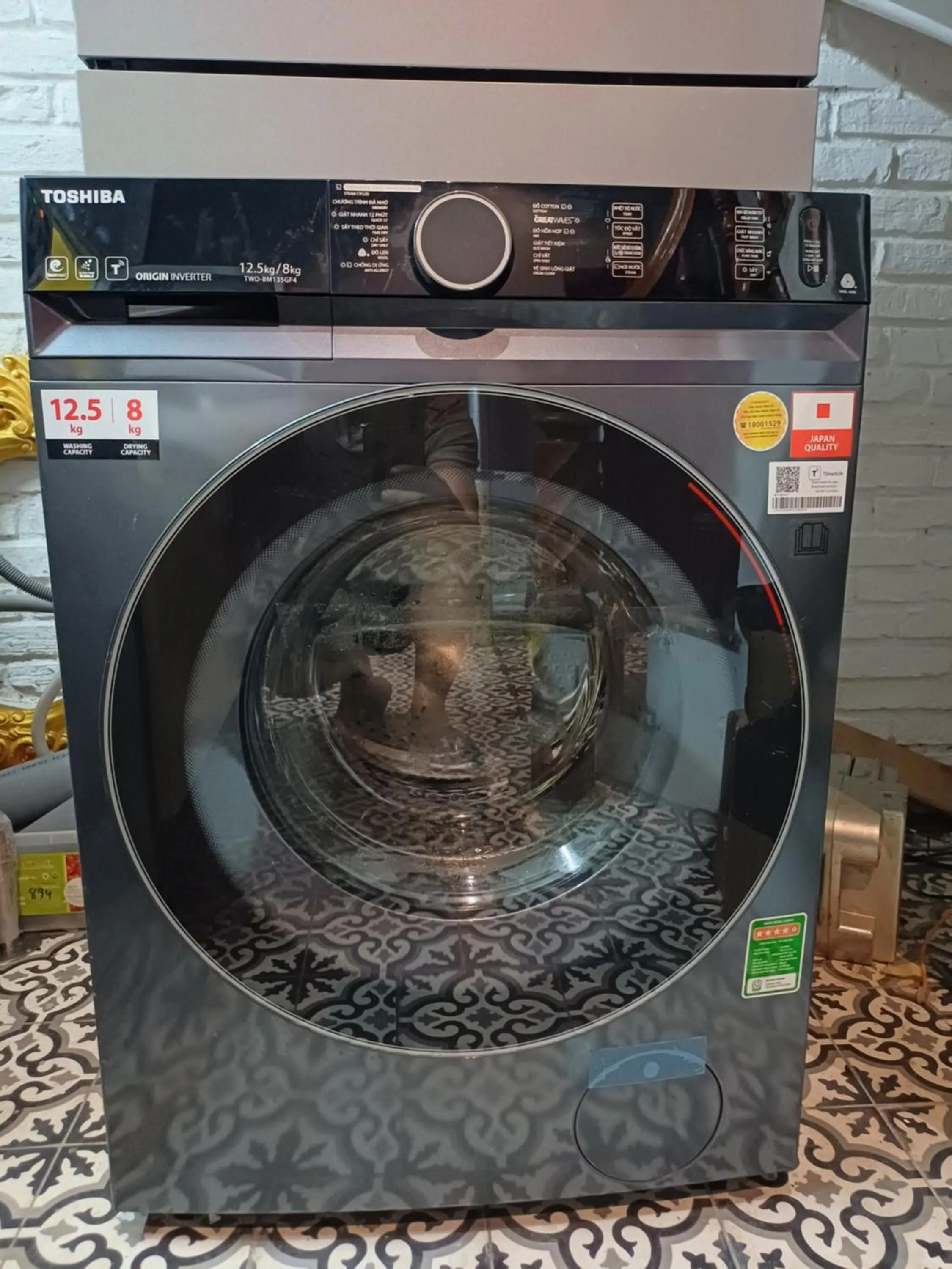 washing machine in Homestay Hostel Apartment Minh Lộc