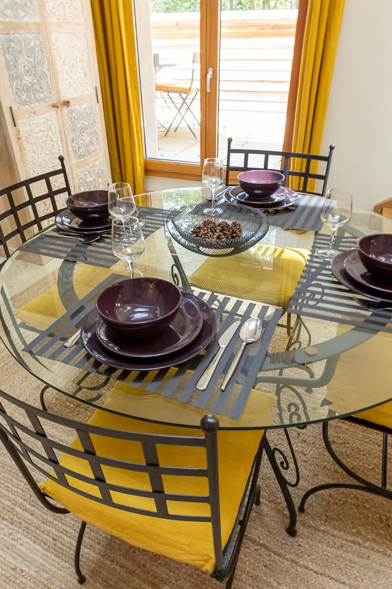 Seating area in Mas de Capelou