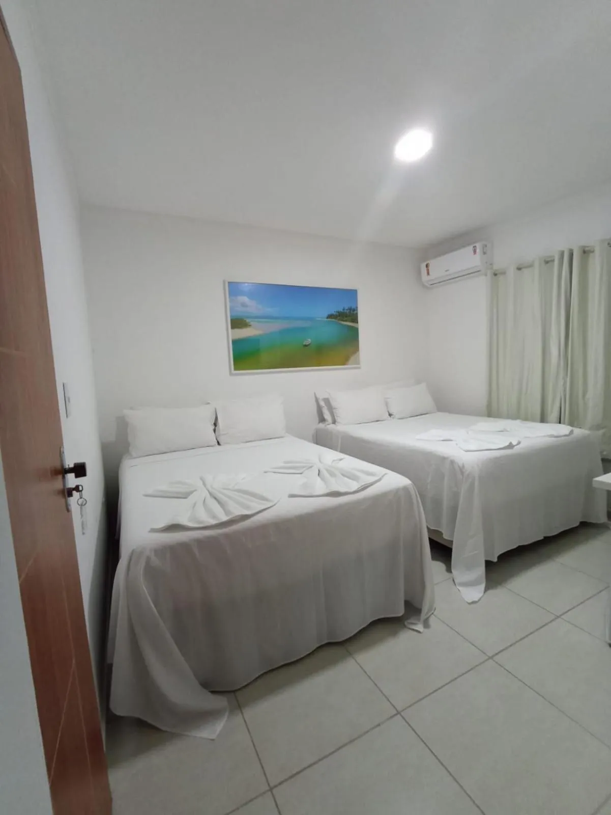 Bed in Pousada Villa Costeira