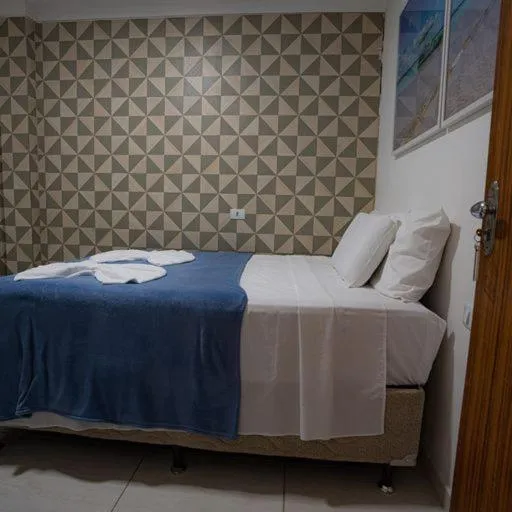Bed in Pousada Villa Costeira