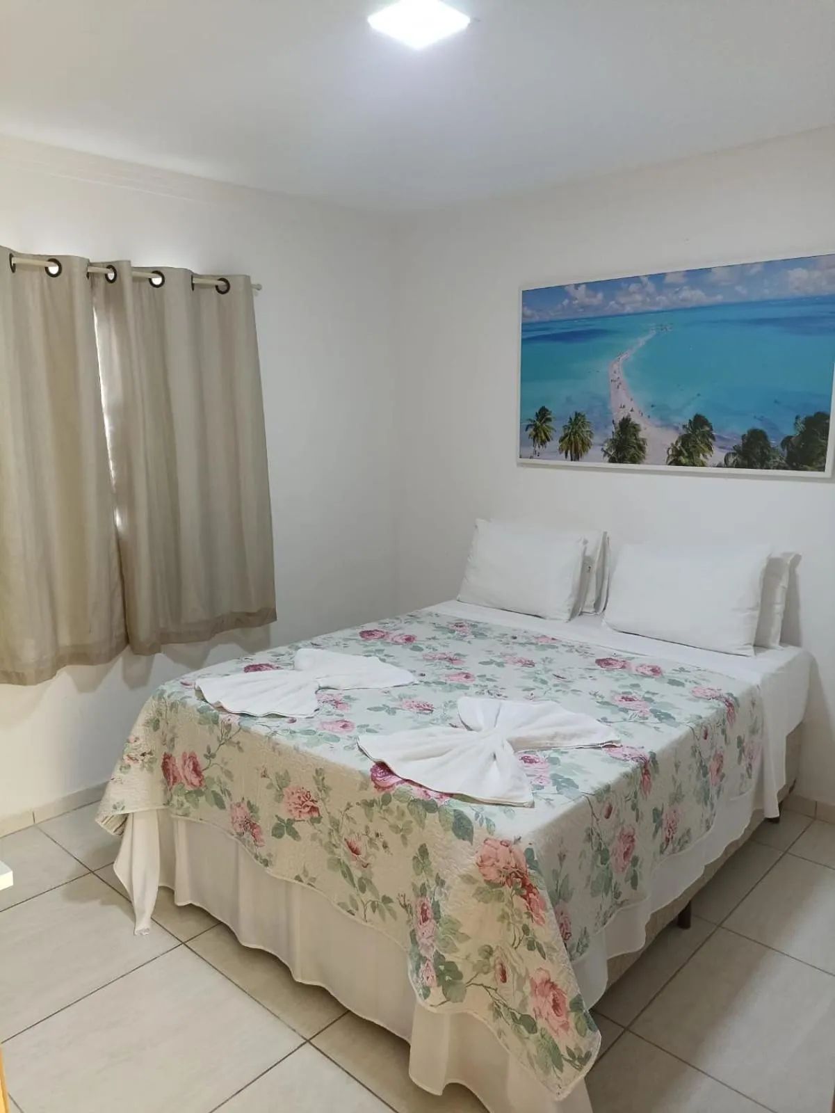 Bed in Pousada Villa Costeira