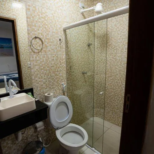Shower in Pousada Villa Costeira