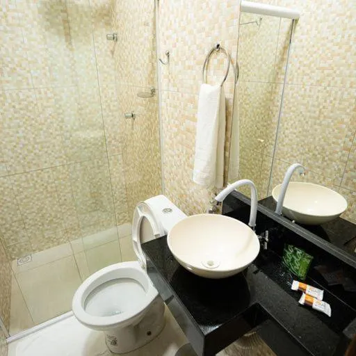 Shower in Pousada Villa Costeira