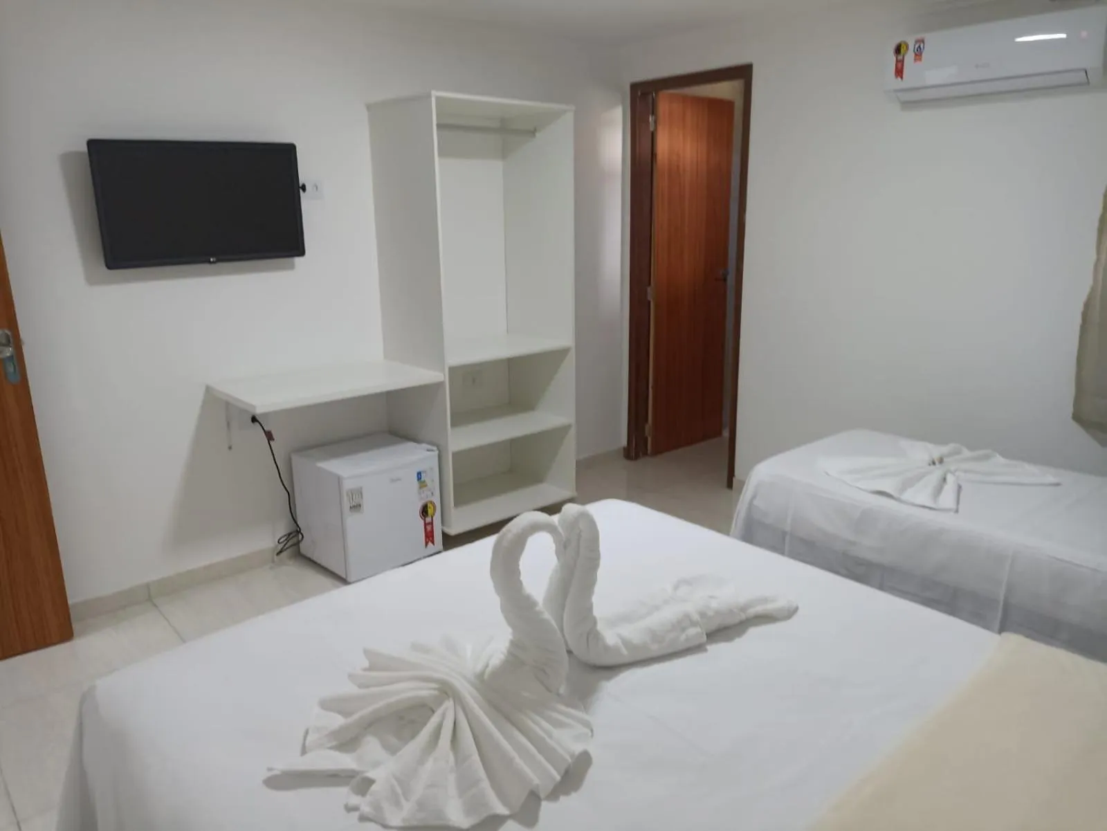 Bed in Pousada Villa Costeira