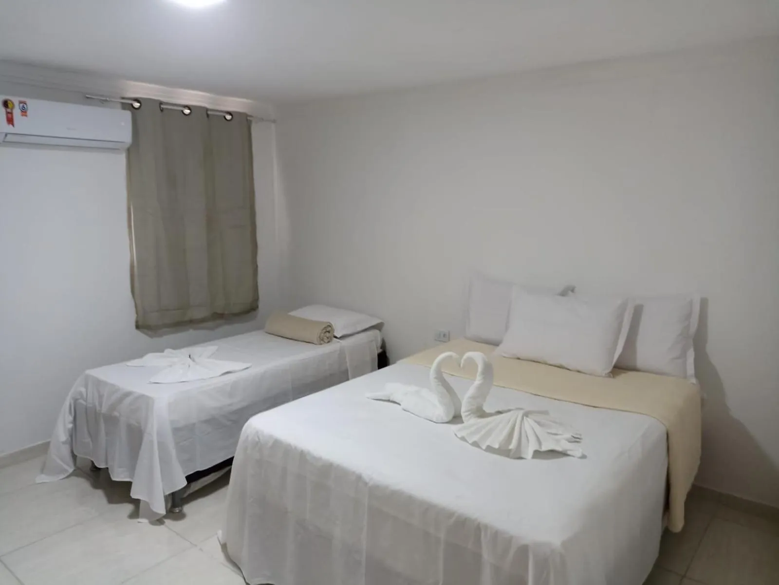 Bed in Pousada Villa Costeira