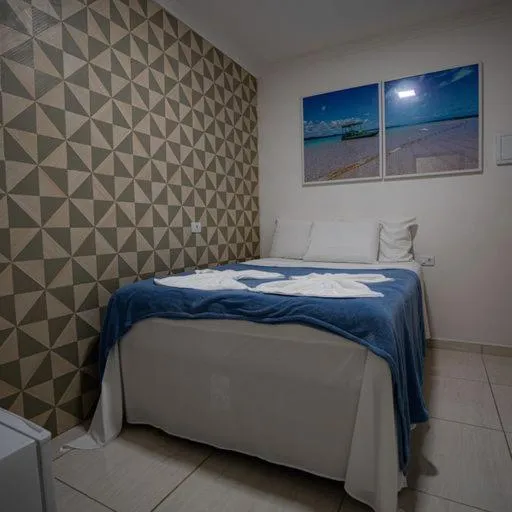 Bed in Pousada Villa Costeira