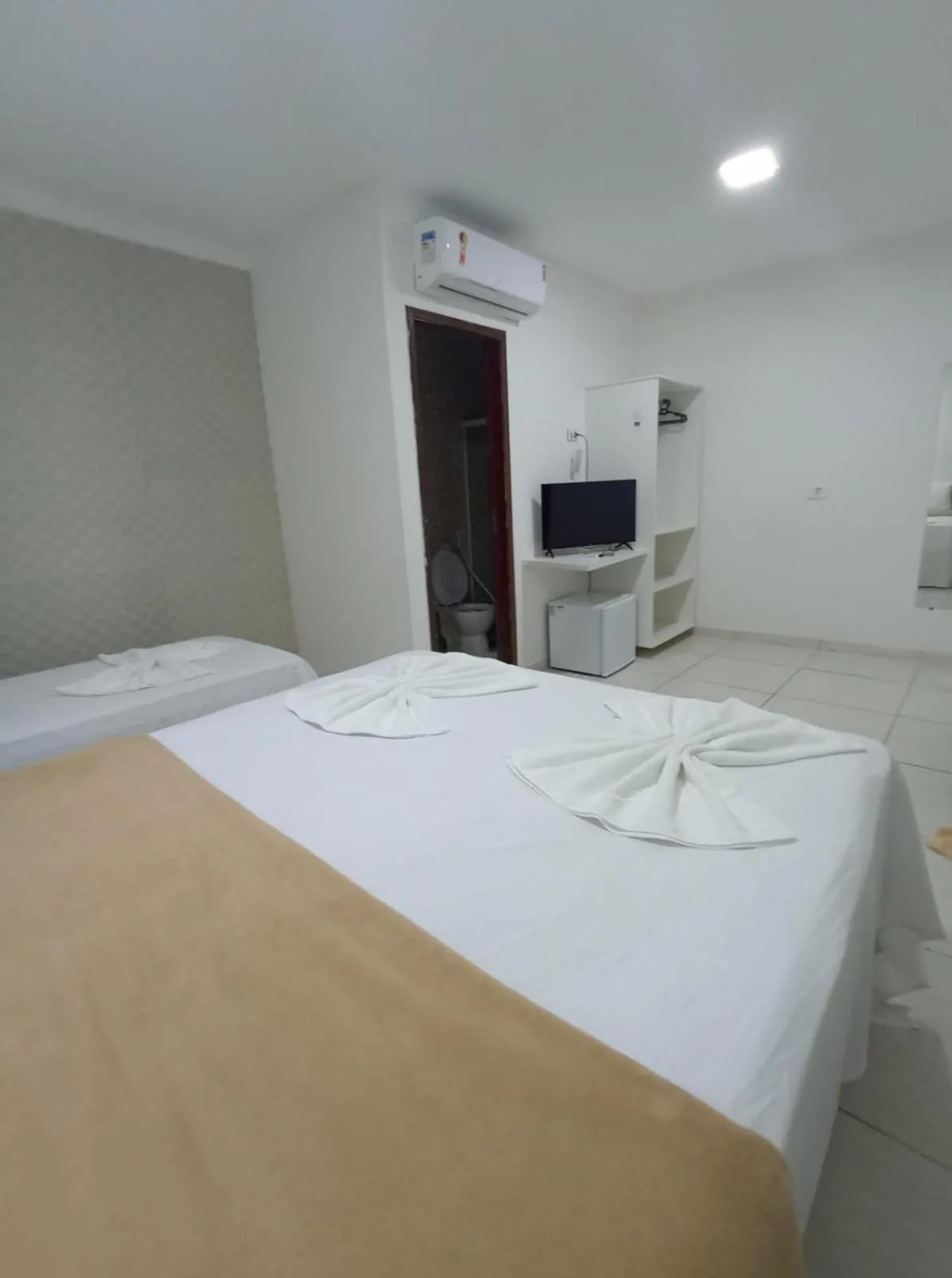 Bed in Pousada Villa Costeira