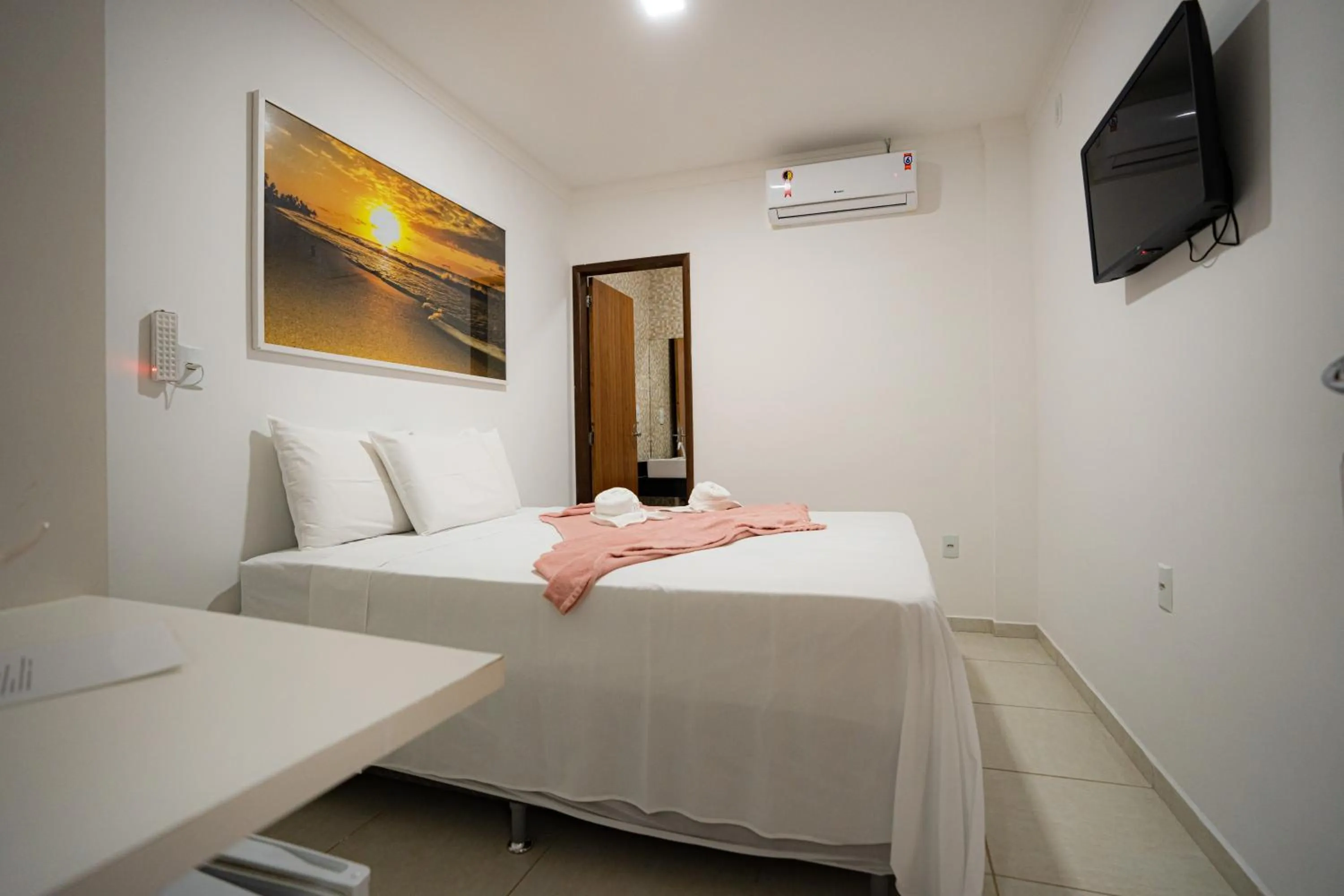 Bed in Pousada Villa Costeira