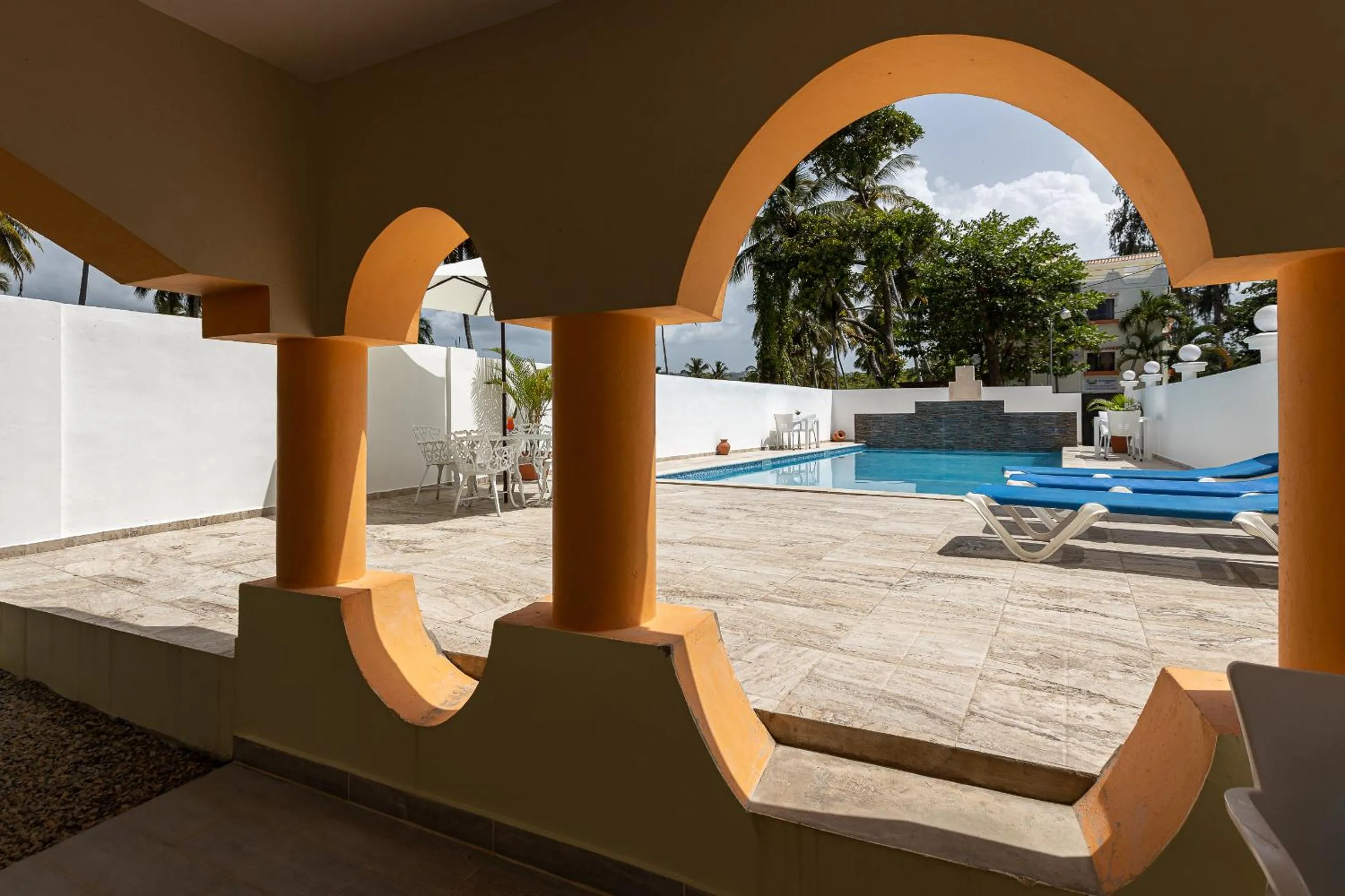 Swimming pool in Hotel Turístico Marian