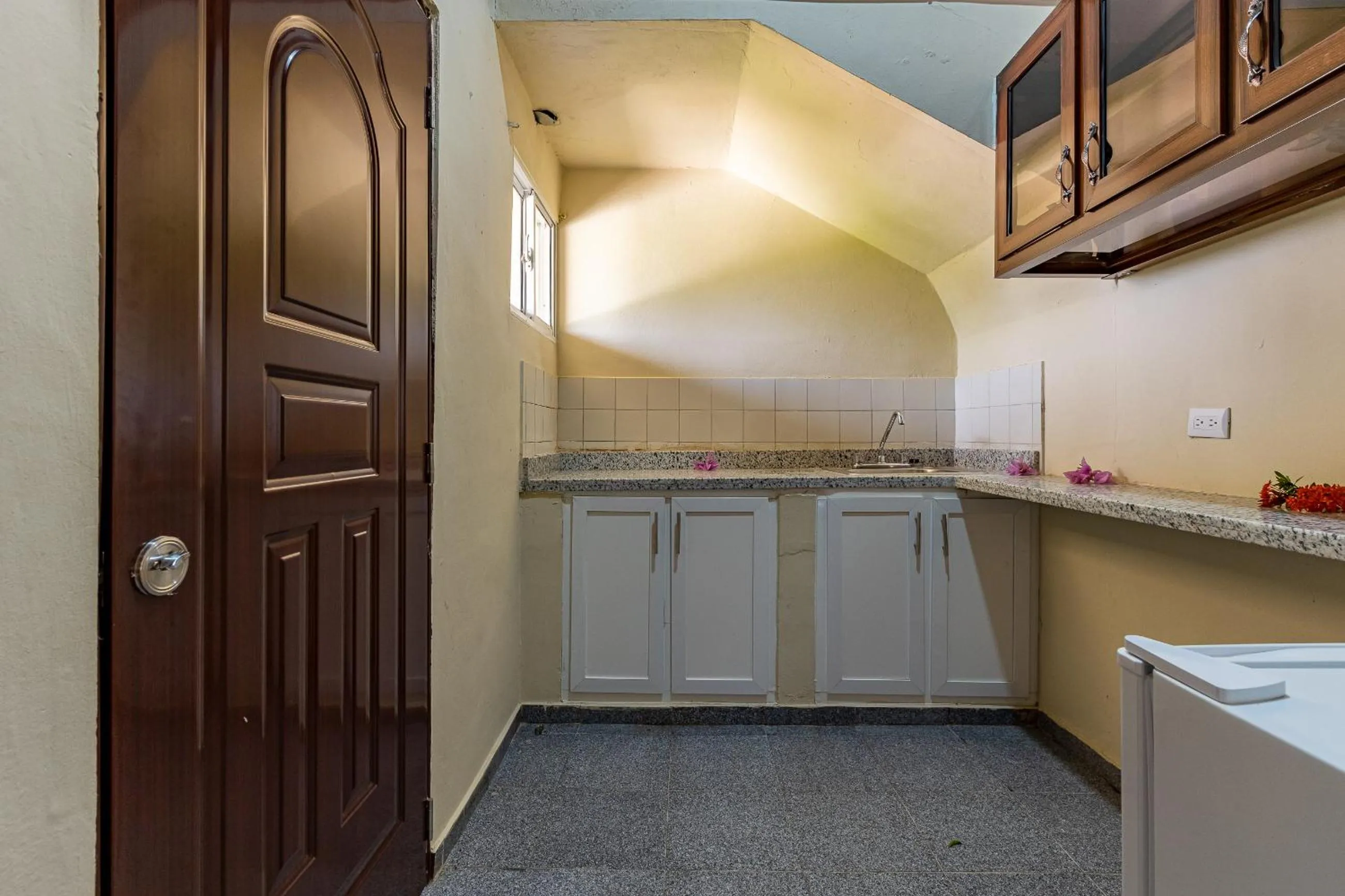 Communal kitchen in Hotel Turístico Marian
