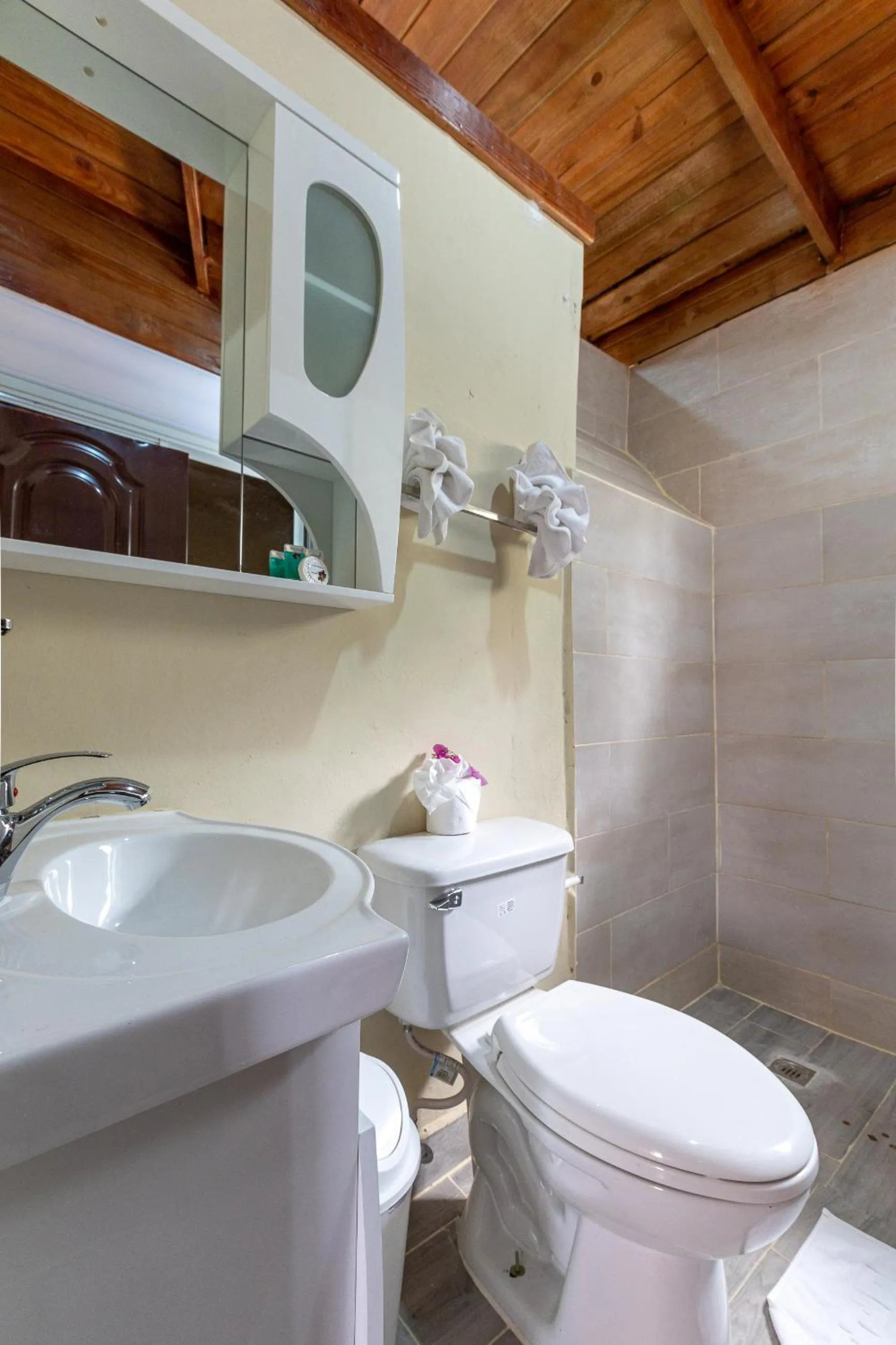 Bathroom in Hotel Turístico Marian