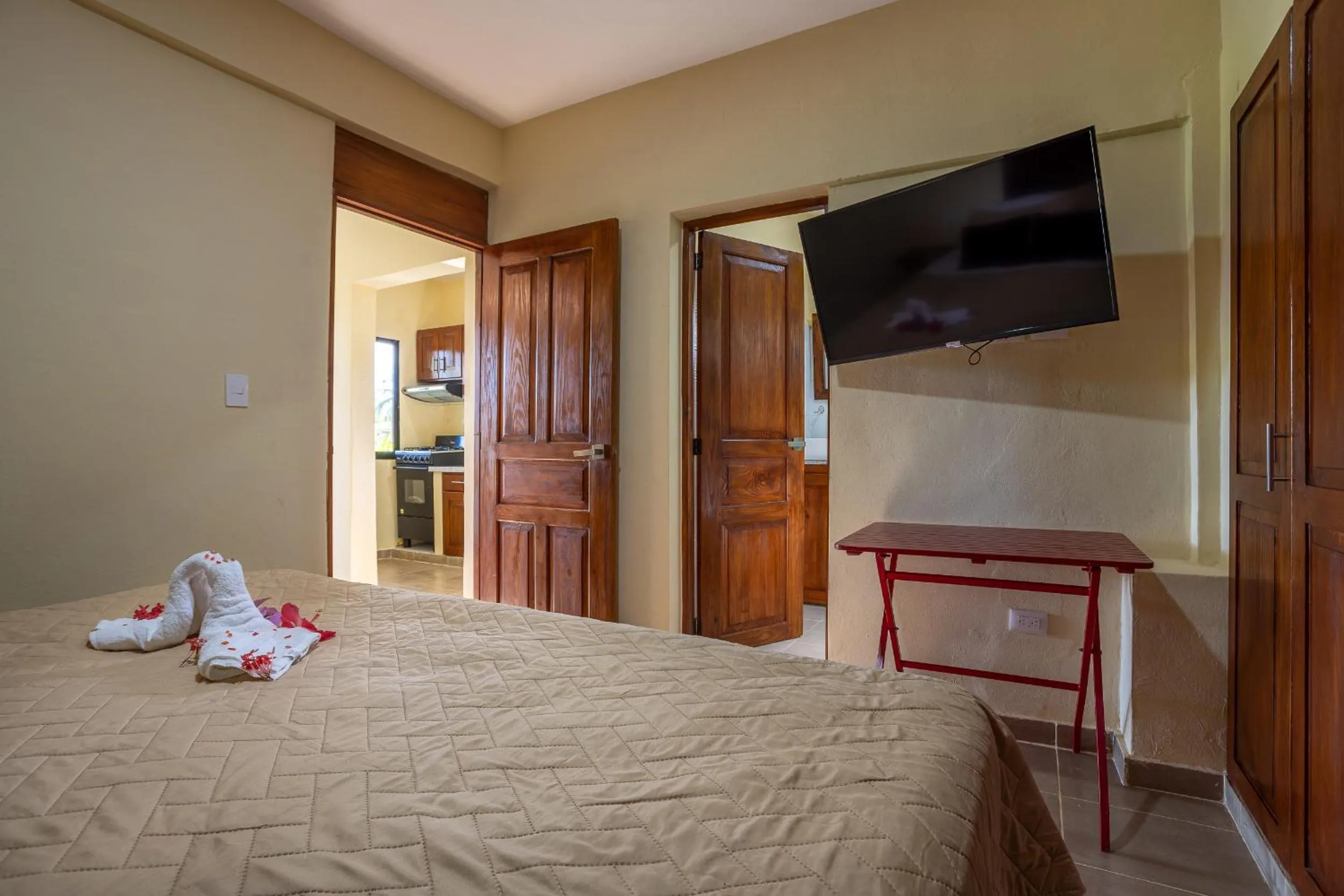 TV and multimedia, Bed in Hotel Turístico Marian