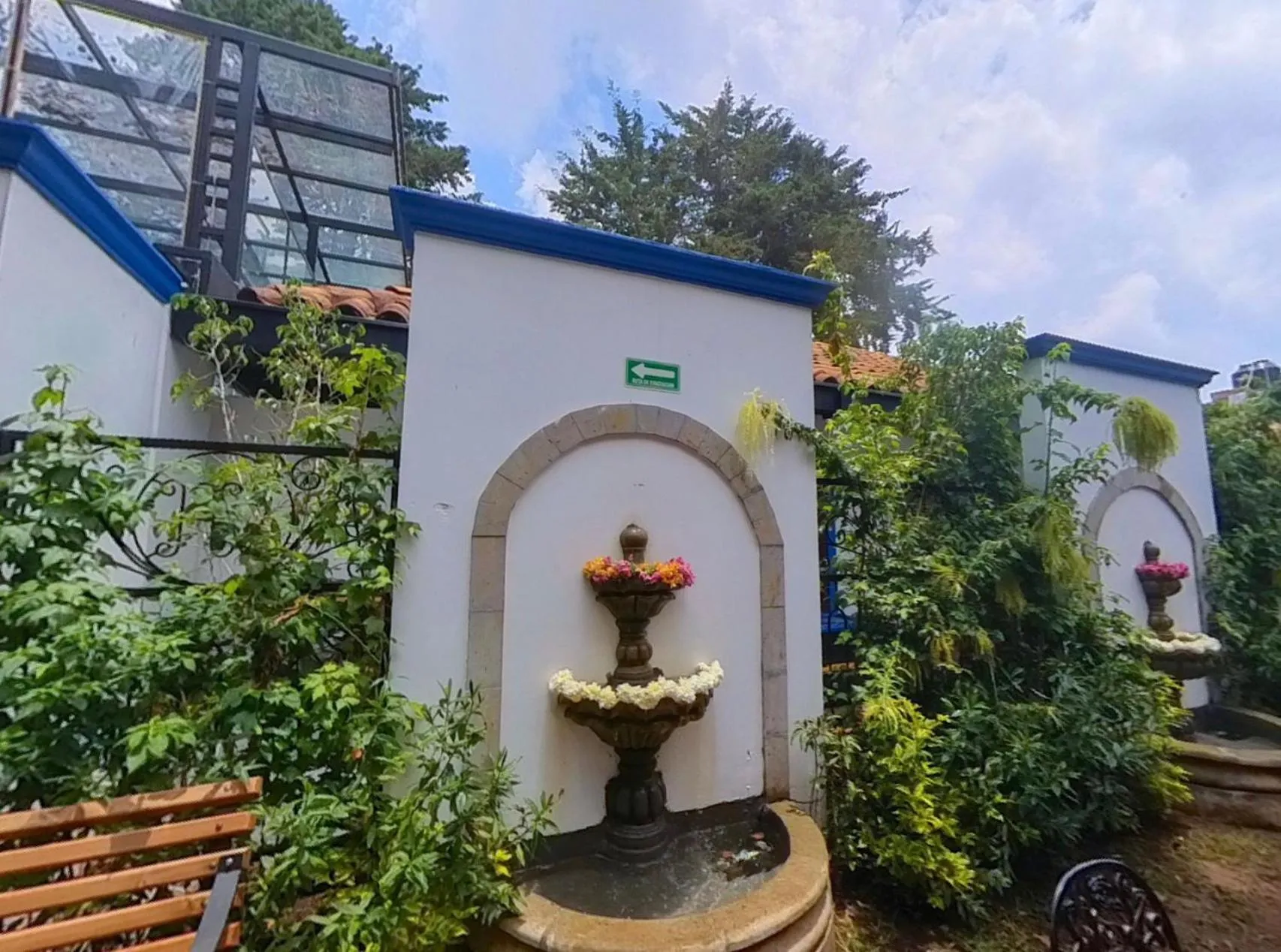 Garden in Hacienda Valentino