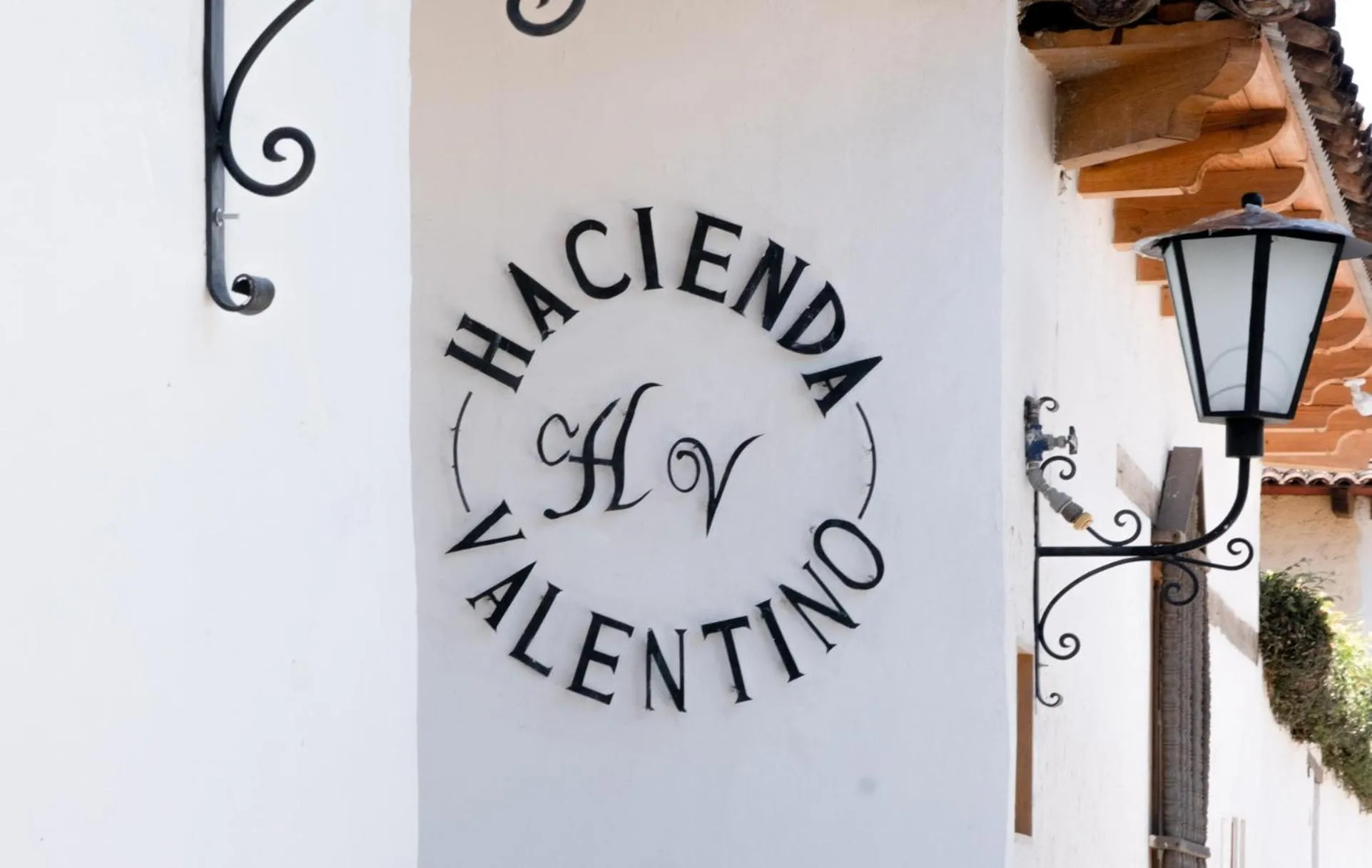 Property logo or sign in Hacienda Valentino