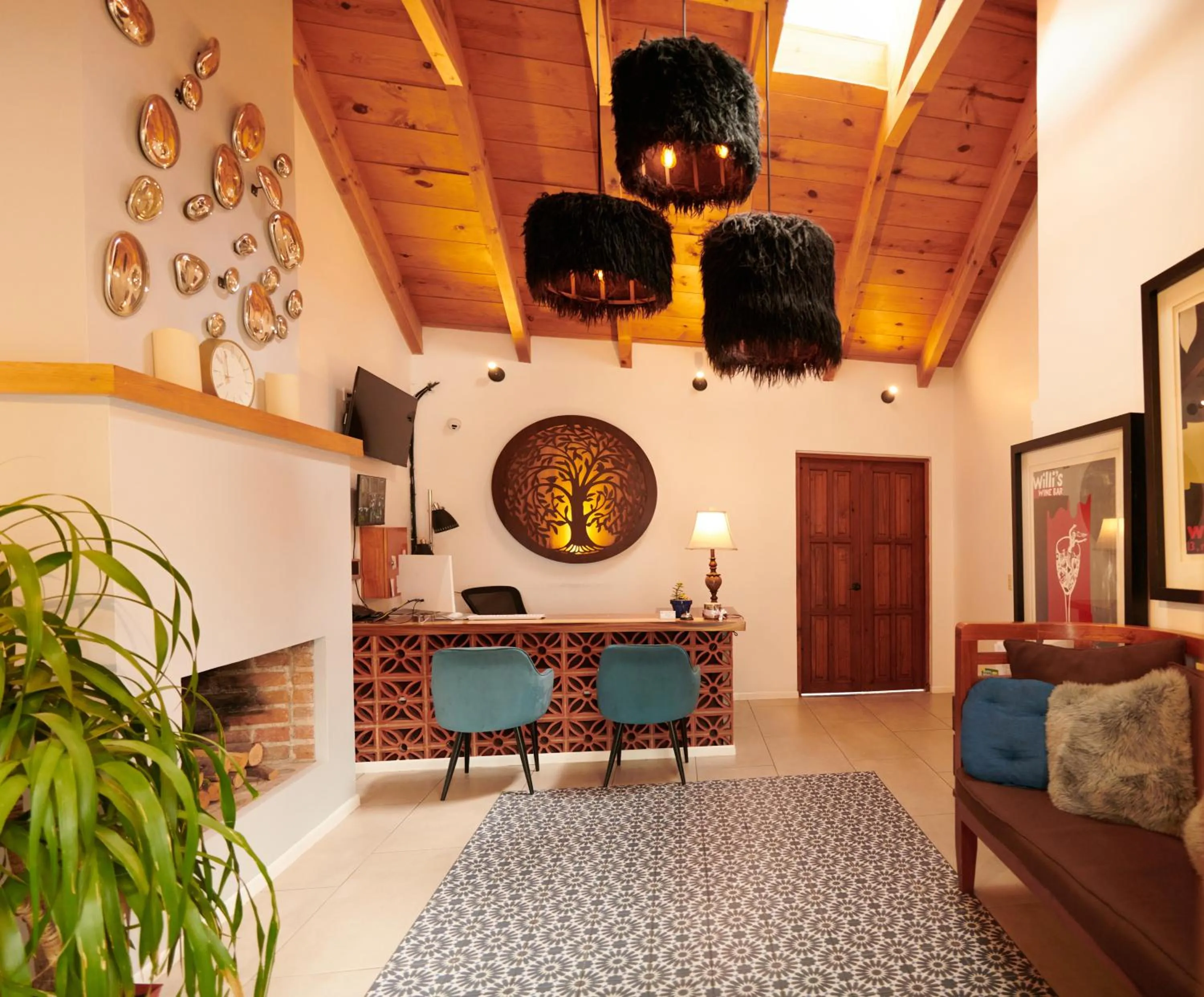 Lobby or reception in Hacienda Valentino