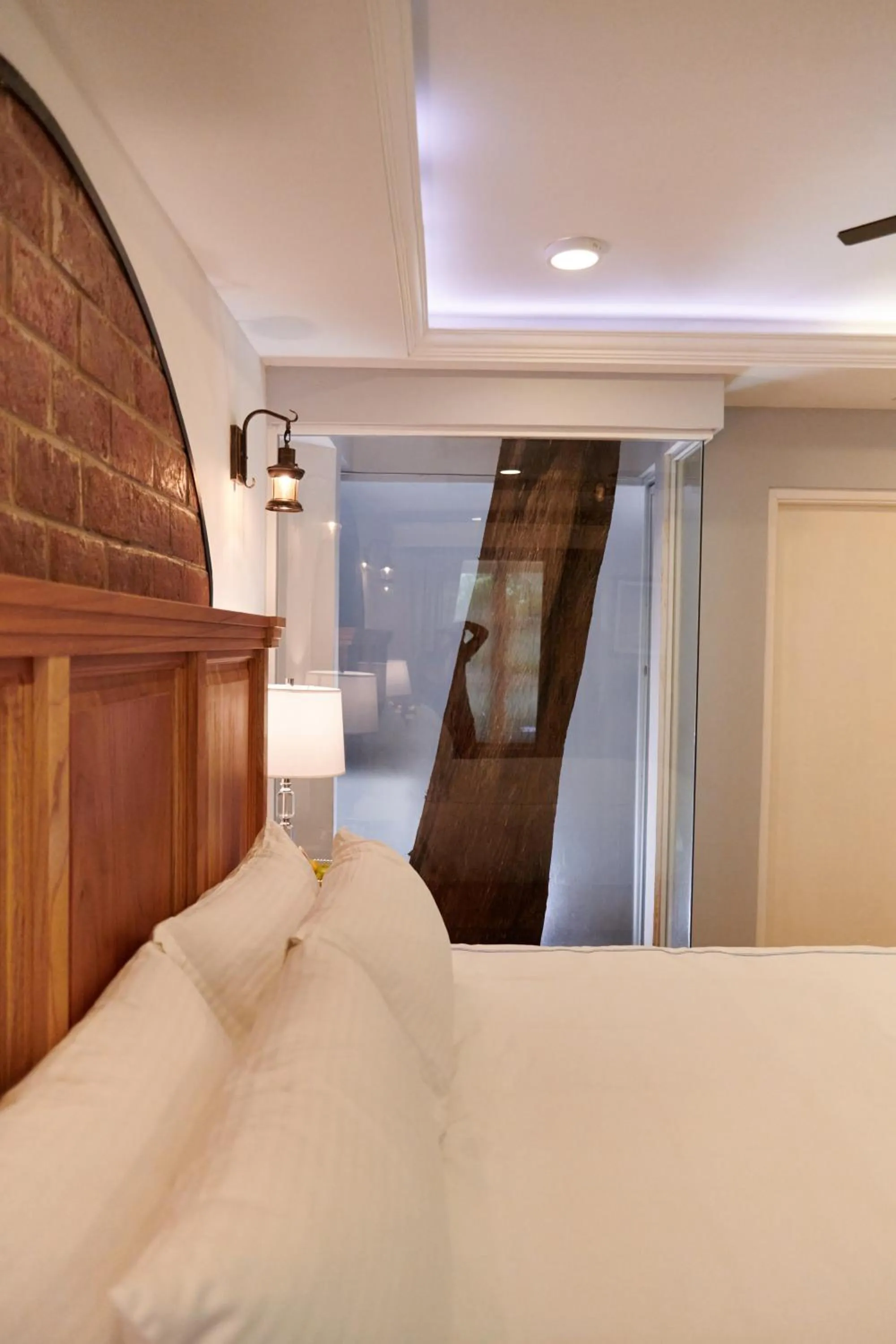 Bedroom, Bed in Hacienda Valentino