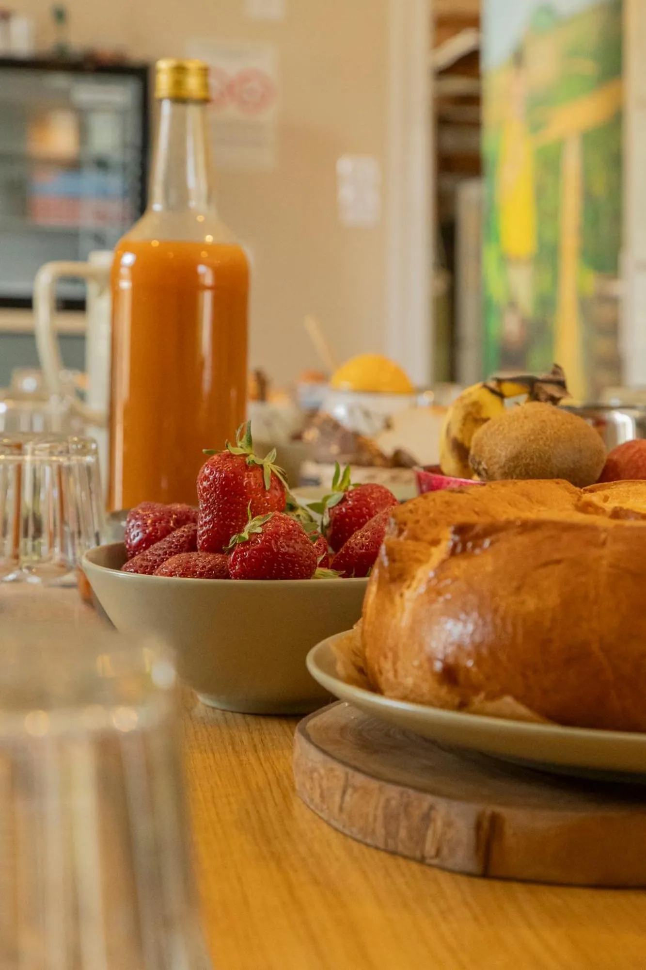 Breakfast in La Ferme des Denis