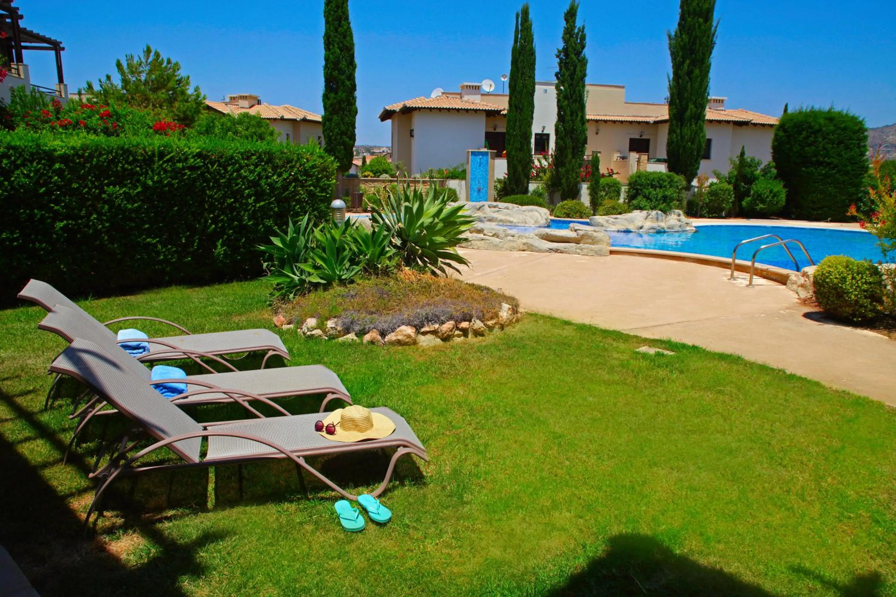 Garden in Aphrodite Hills Rentals - Junior Villas