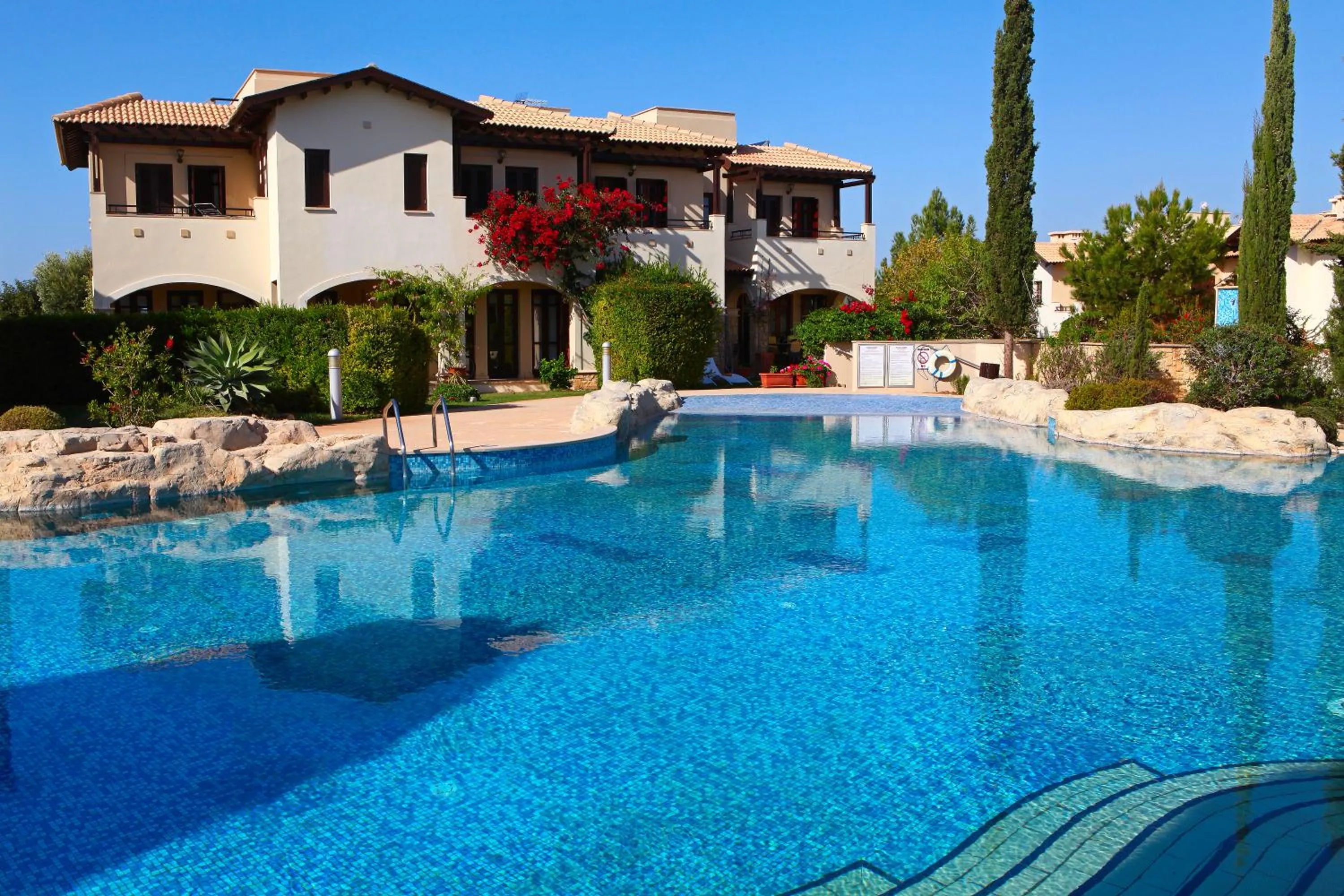 Pool view in Aphrodite Hills Rentals - Junior Villas