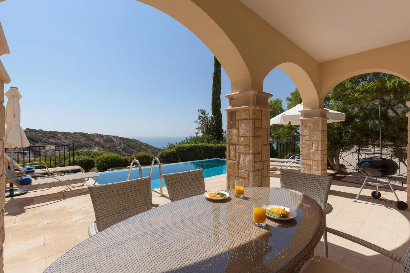 Balcony/Terrace in Aphrodite Hills Rentals - Junior Villas