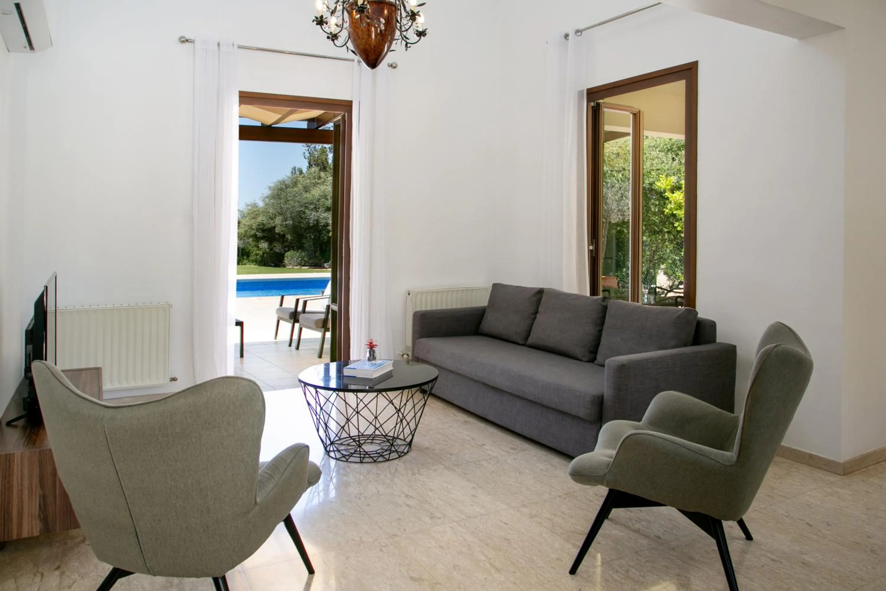 Seating area in Aphrodite Hills Rentals - Superior Villas