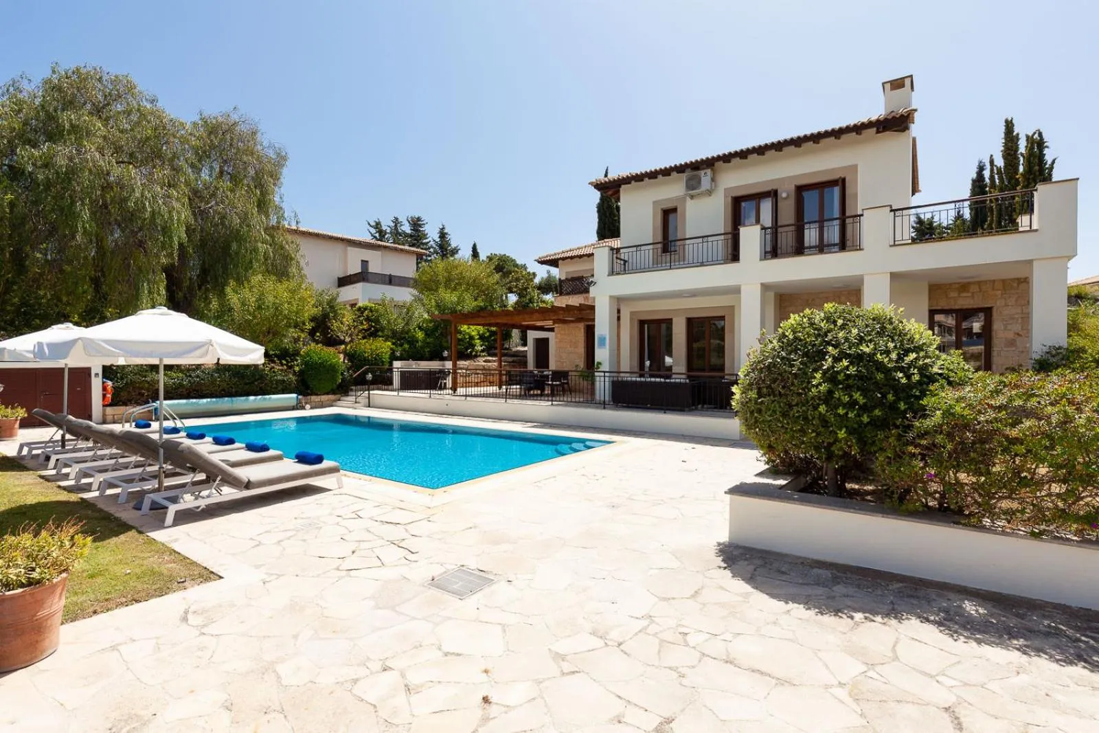 sunbed in Aphrodite Hills Rentals - Superior Villas