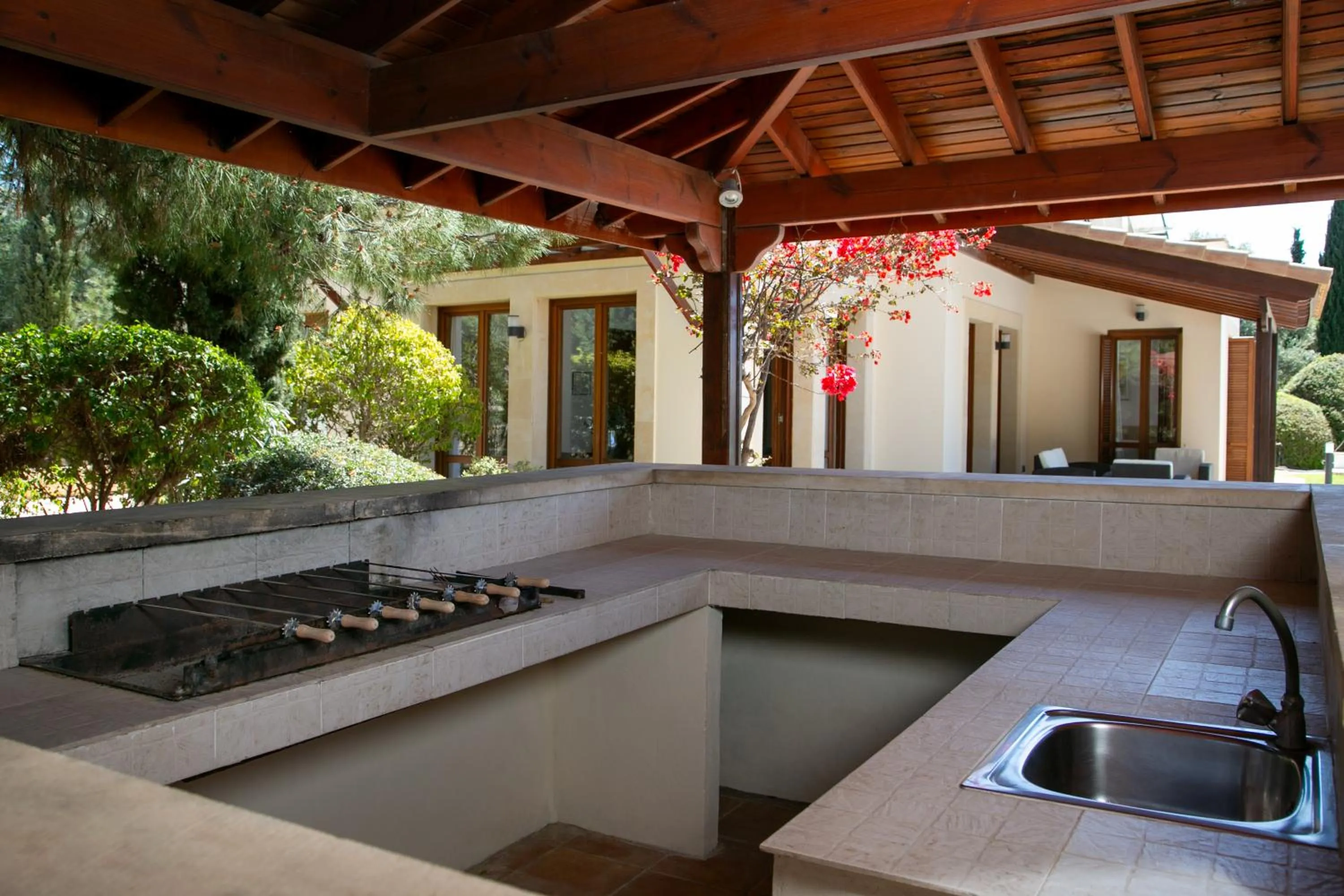 BBQ facilities in Aphrodite Hills Rentals - Superior Villas