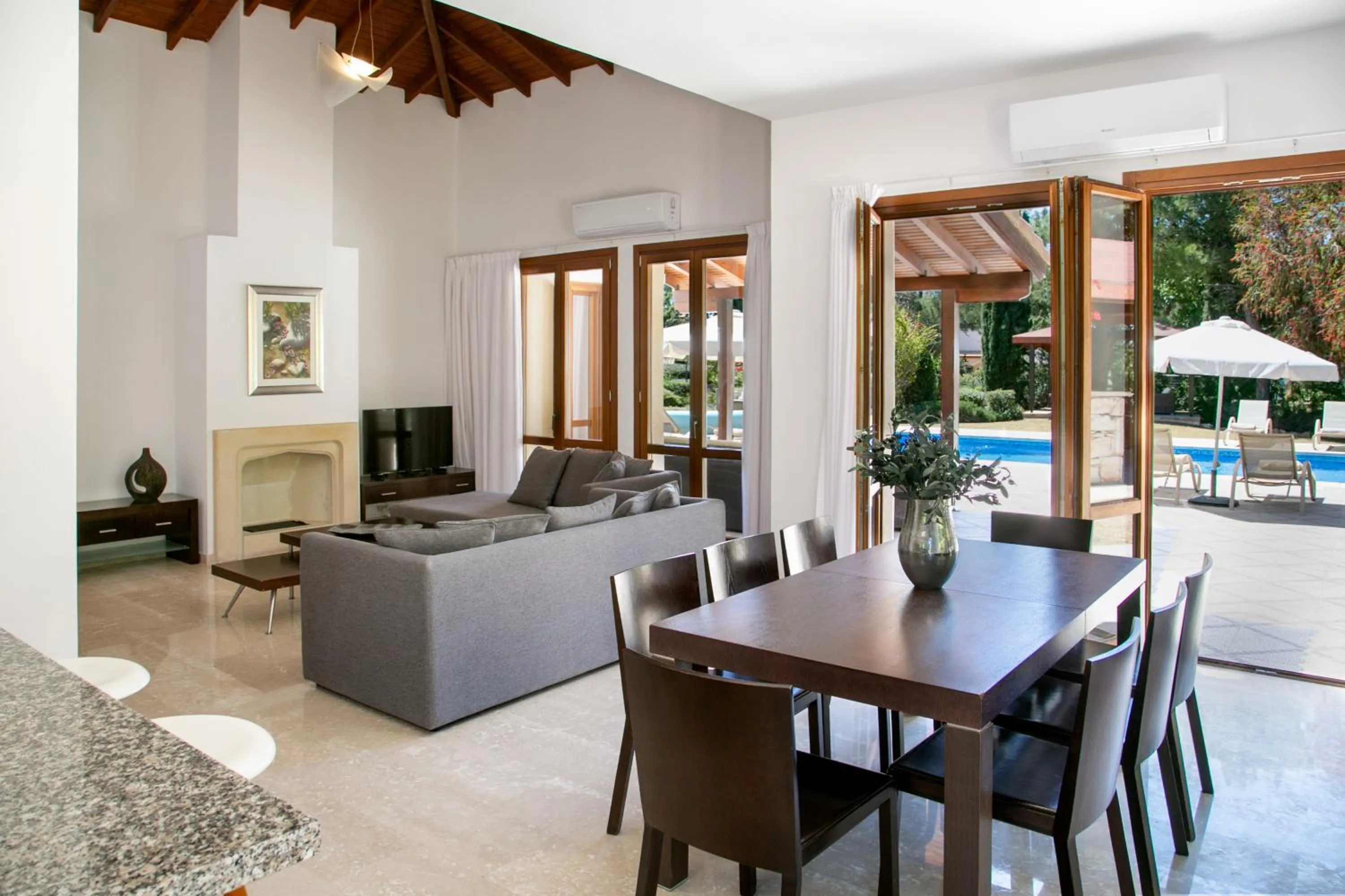 TV and multimedia in Aphrodite Hills Rentals - Superior Villas