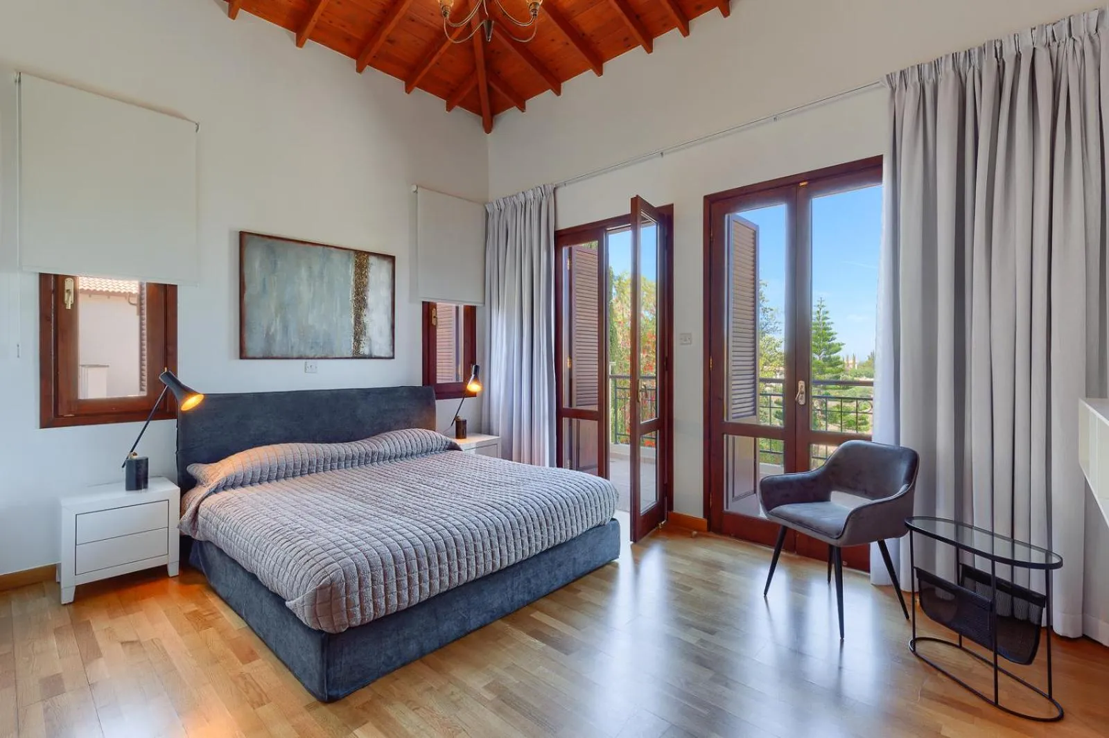 Bedroom, Bed in Aphrodite Hills Rentals - Superior Villas